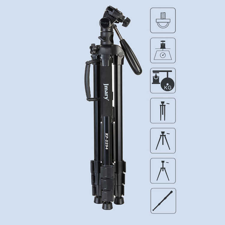 Jmary KP2294 Yatay-Dikey 360 Derece Fonksiyonel Profesyonel Tripod 179 cm - 14