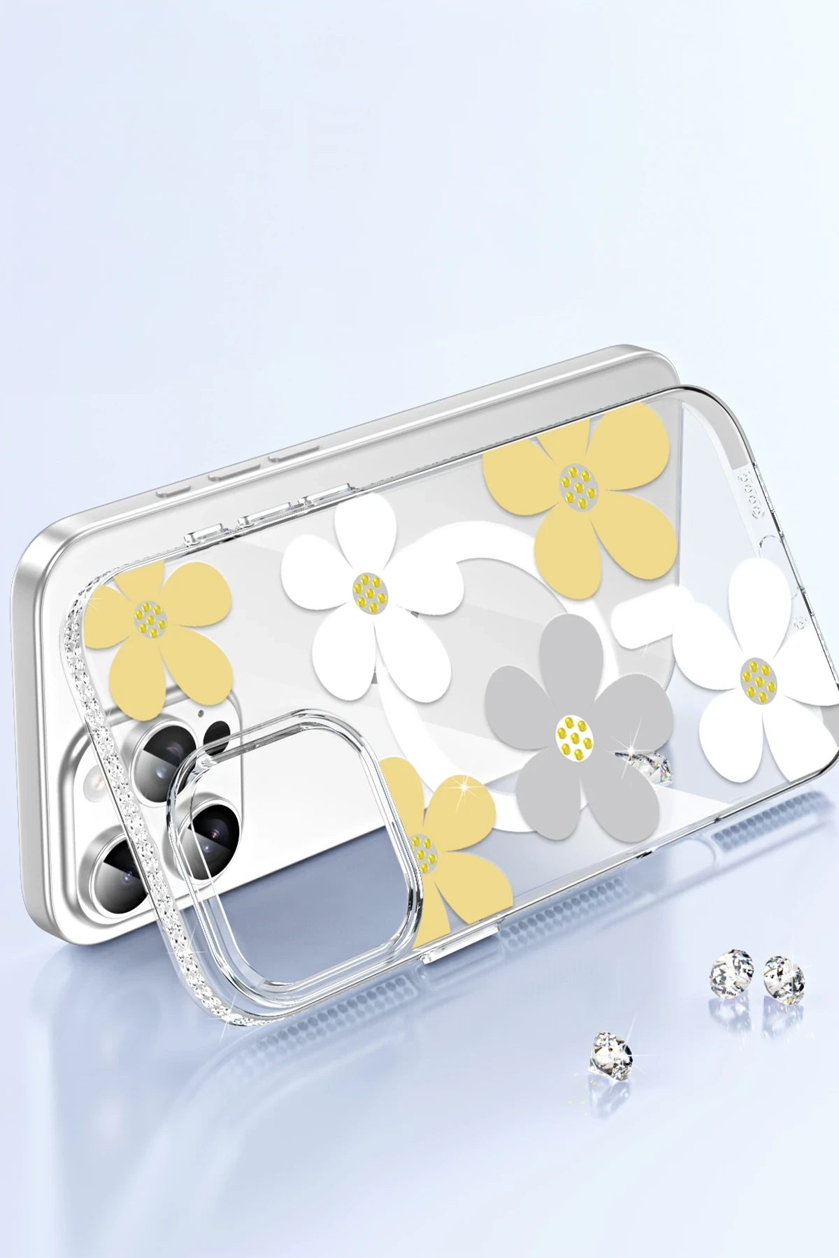 Joko Apple iPhone 14 Pro Max Floral Magsafe Telefon Kılıfı