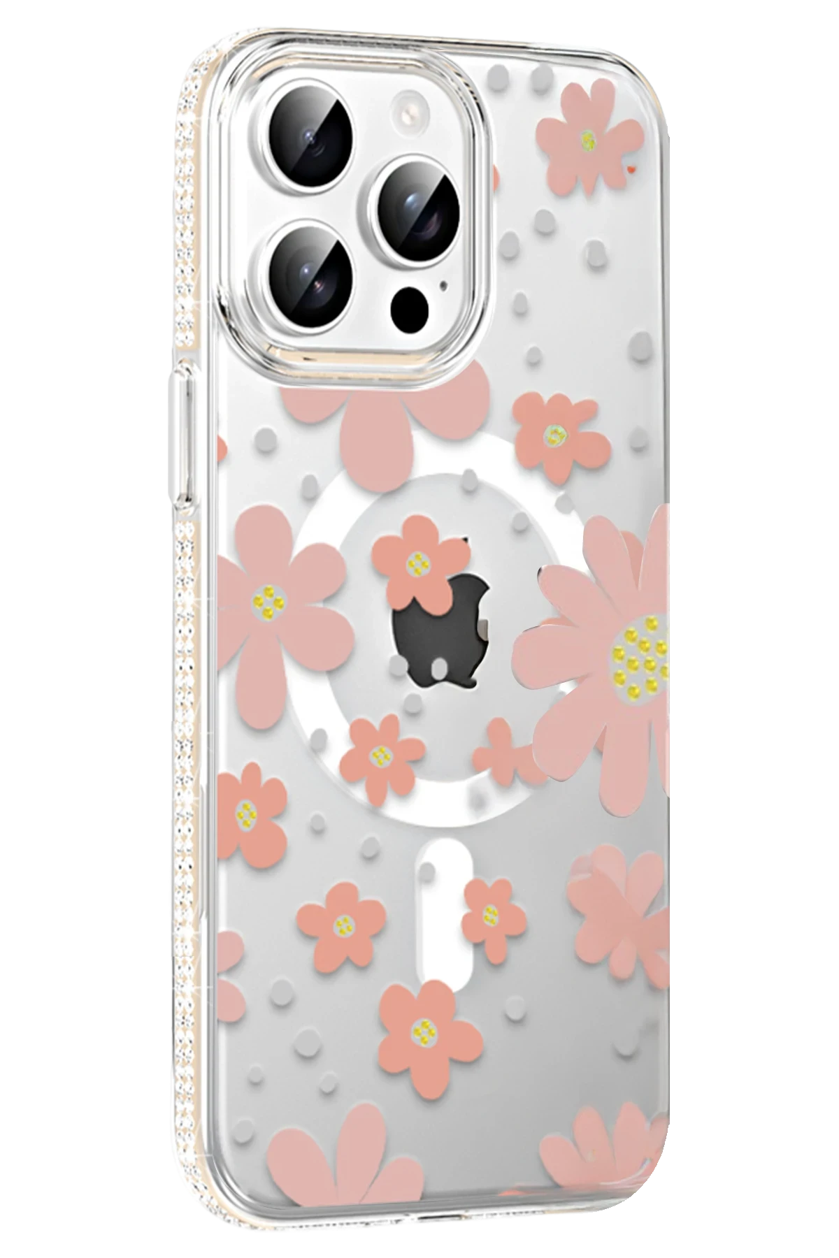 Joko Apple iPhone 15 Pro Floral Magsafe Telefon Kılıfı