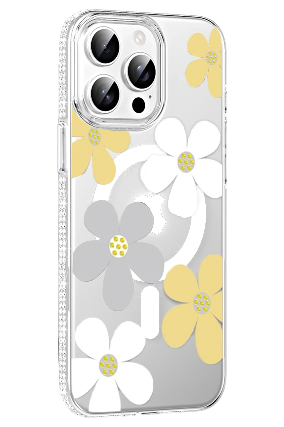 Joko Apple iPhone 15 Pro Floral Magsafe Telefon Kılıfı