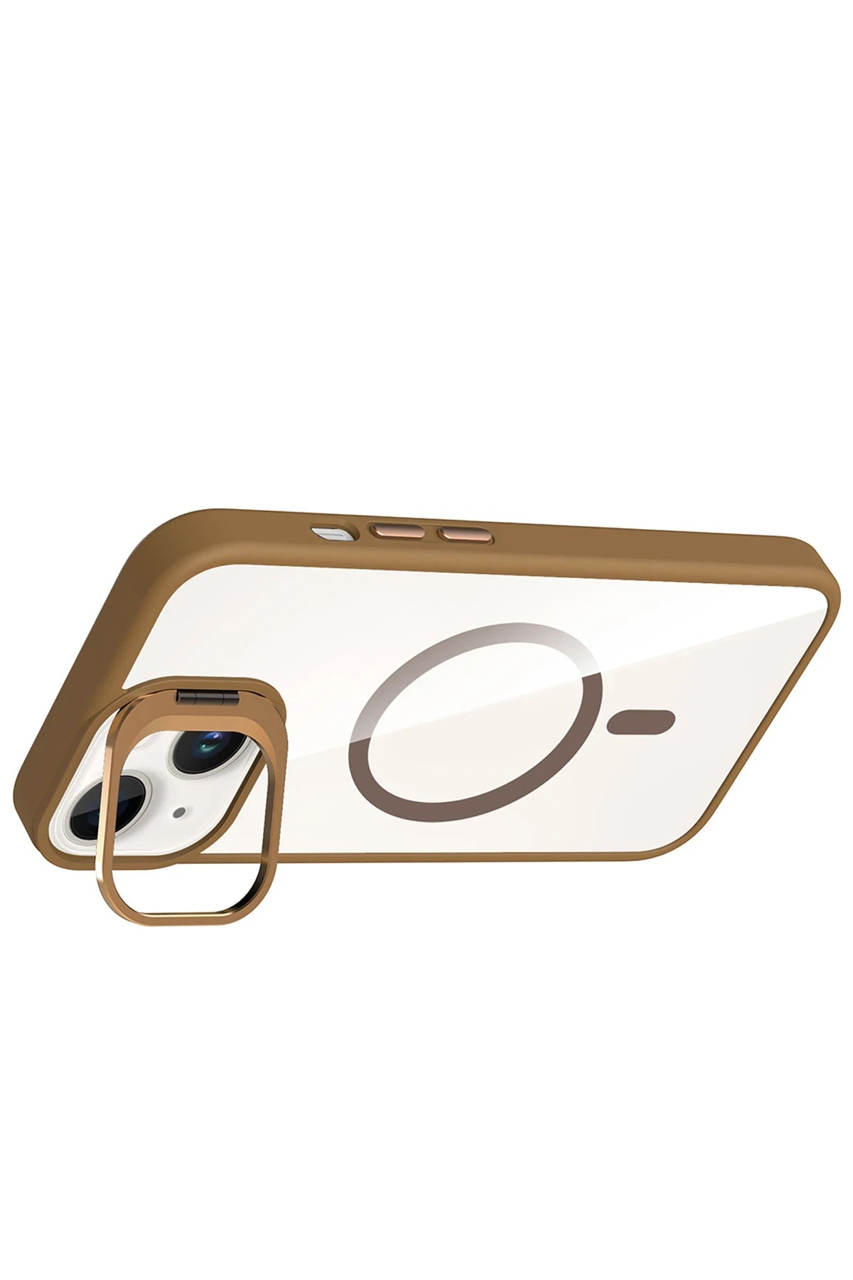 Joko Apple iPhone 15 Remim Lensli Magsafe Standlı Telefon Kılıfı
