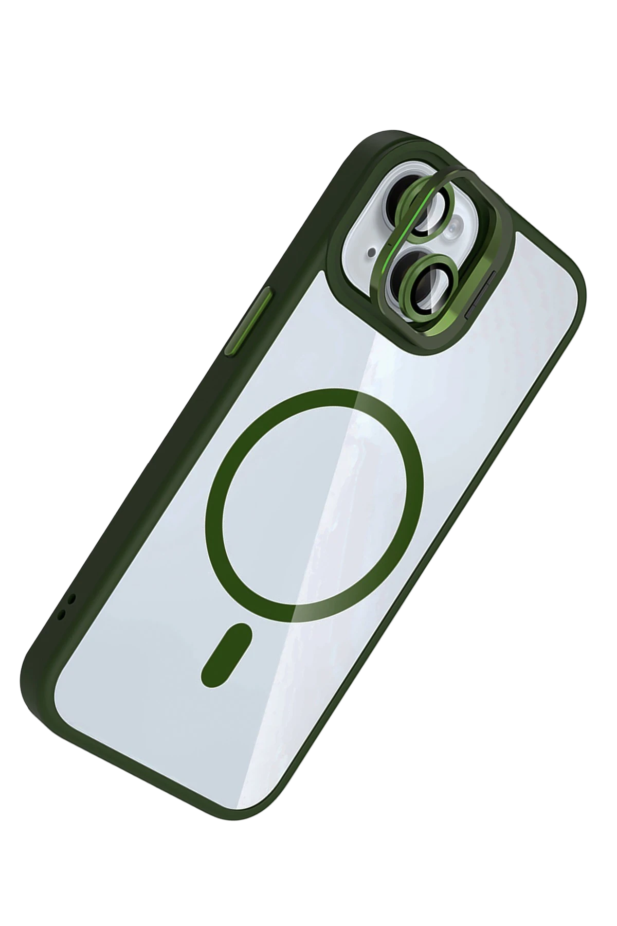 Joko Apple iPhone 15 Remim Lensli Magsafe Standlı Telefon Kılıfı