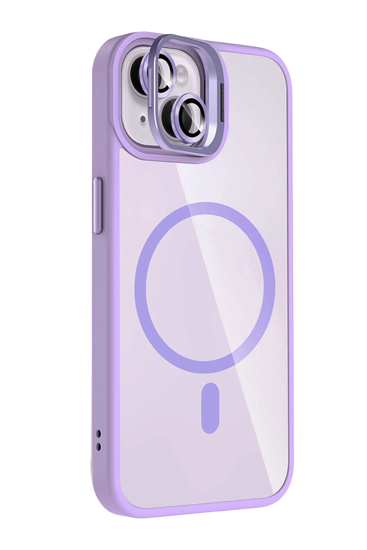 Joko Apple iPhone 15 Remim Lensli Magsafe Standlı Telefon Kılıfı