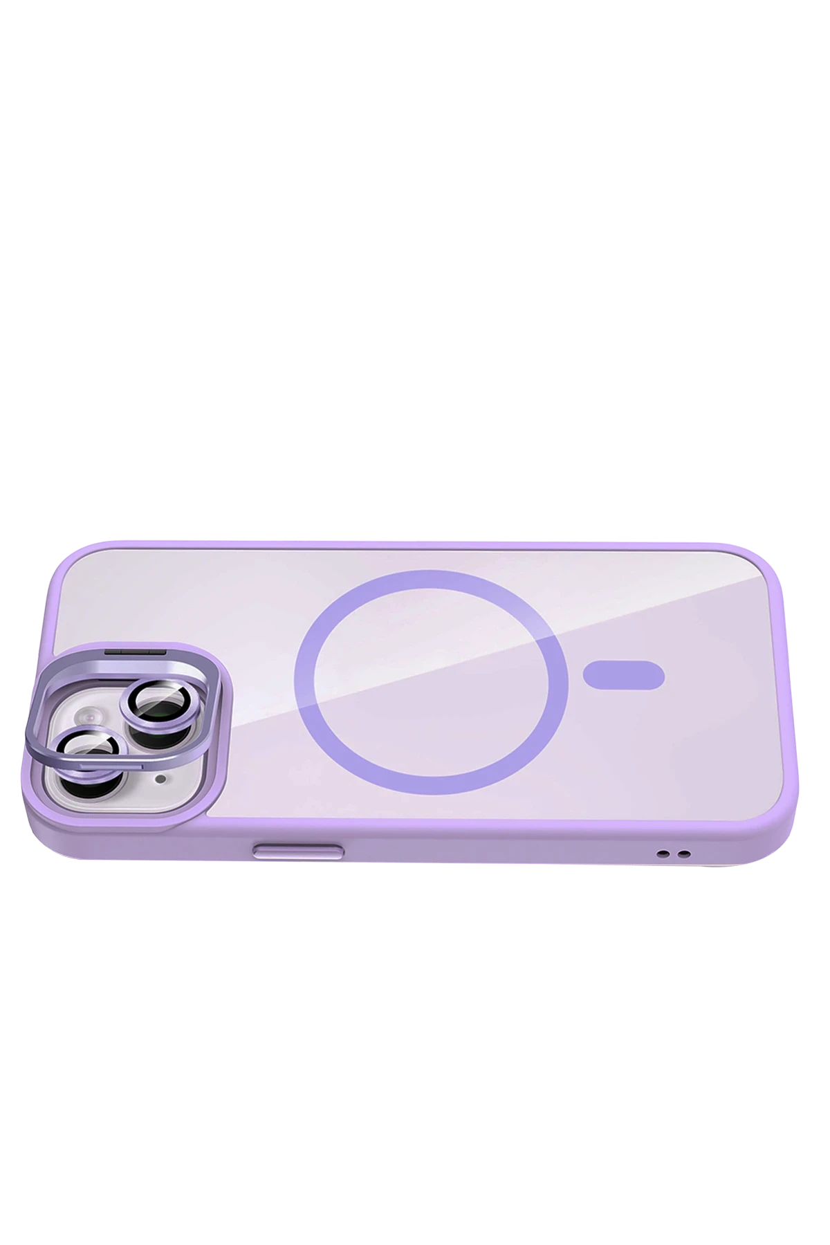 Joko Apple iPhone 15 Remim Lensli Magsafe Standlı Telefon Kılıfı