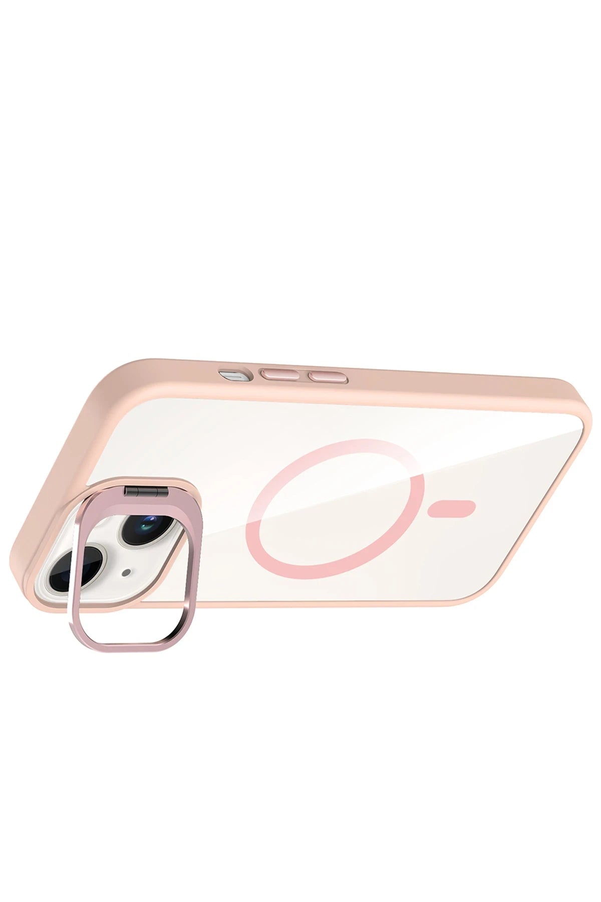 Joko Apple iPhone 15 Remim Lensli Magsafe Standlı Telefon Kılıfı