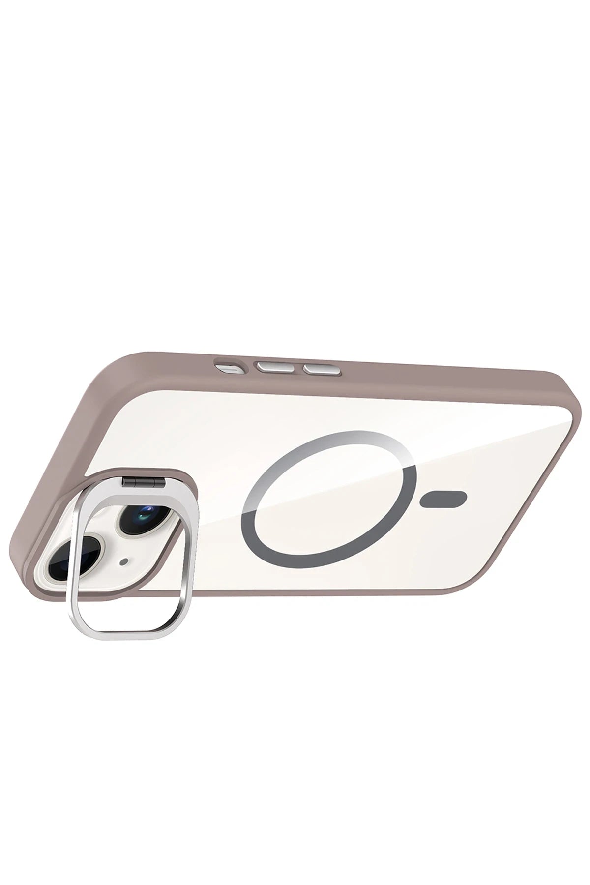 Joko Apple iPhone 15 Remim Lensli Magsafe Standlı Telefon Kılıfı