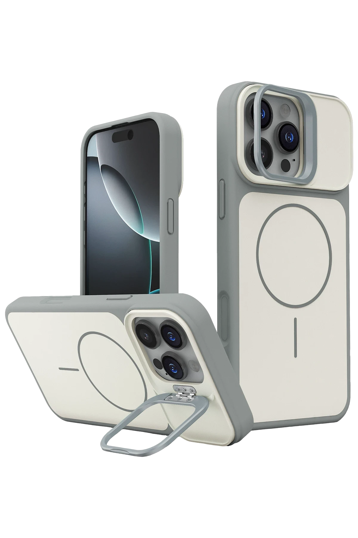 Joko Apple iPhone 16 Pro Max Pale Magsafe Standlı Telefon Kılıfı
