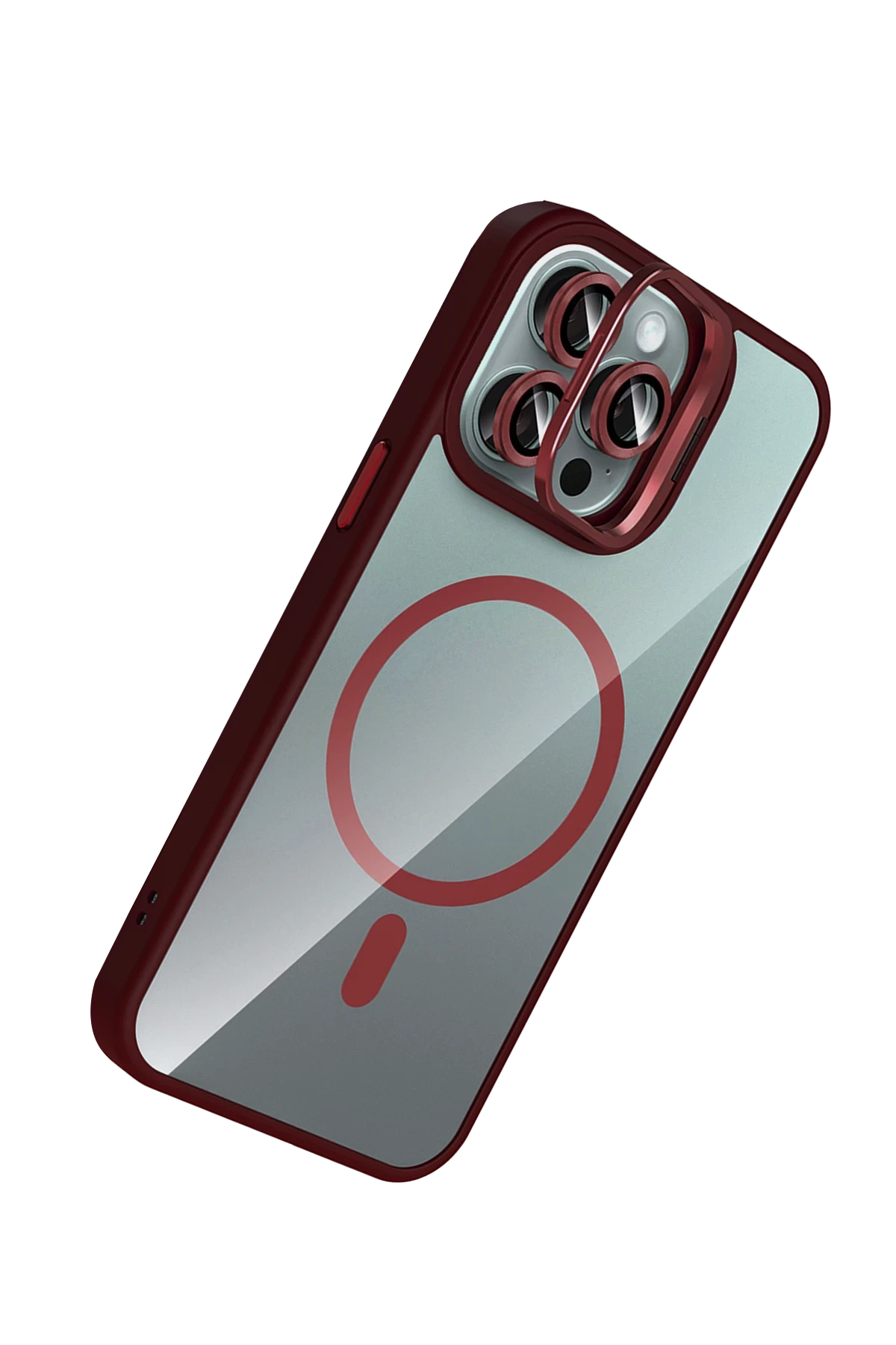 Joko Apple iPhone 16 Pro Remim Lensli Magsafe Standlı Telefon Kılıfı
