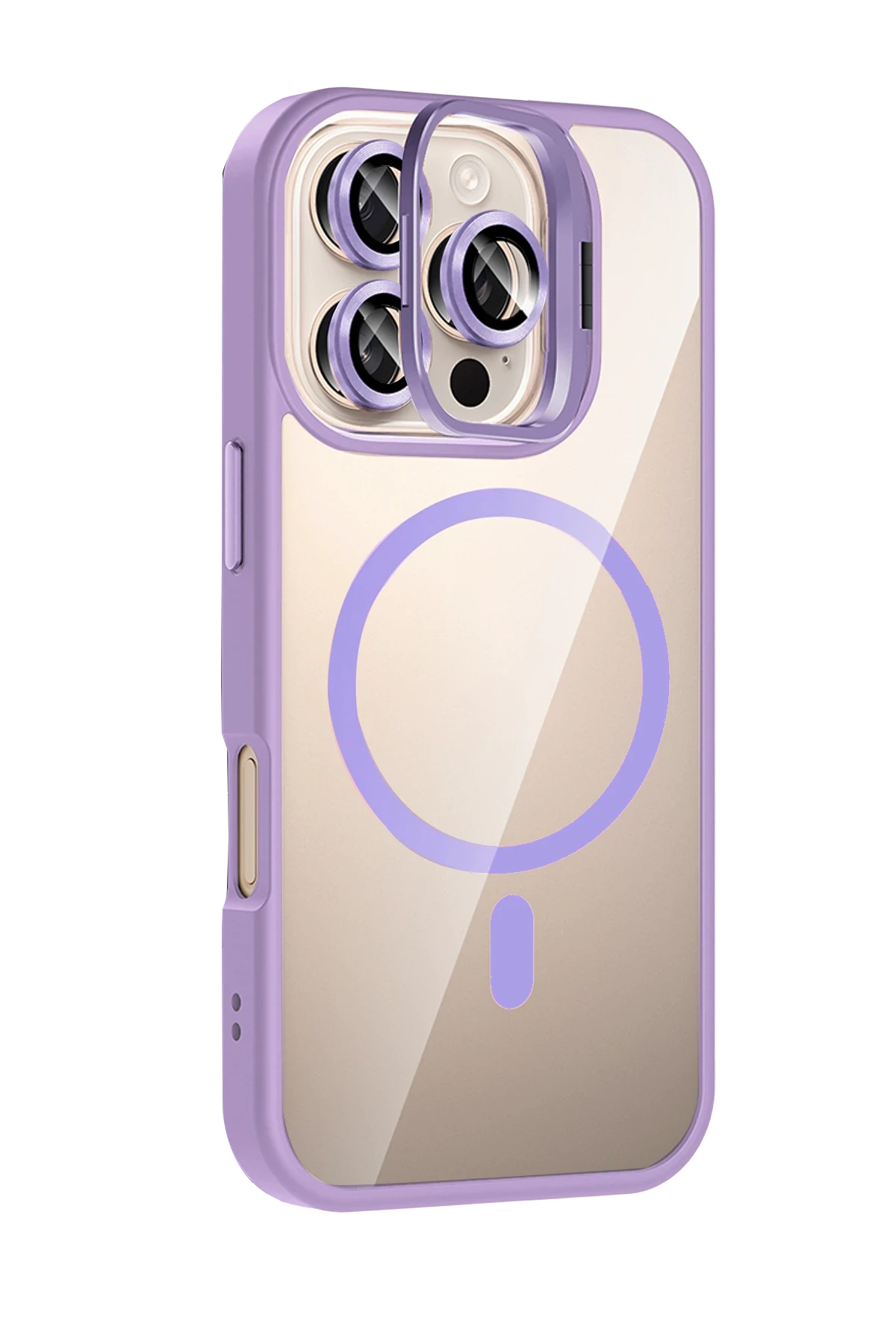 Joko Apple iPhone 16 Pro Remim Lensli Magsafe Standlı Telefon Kılıfı