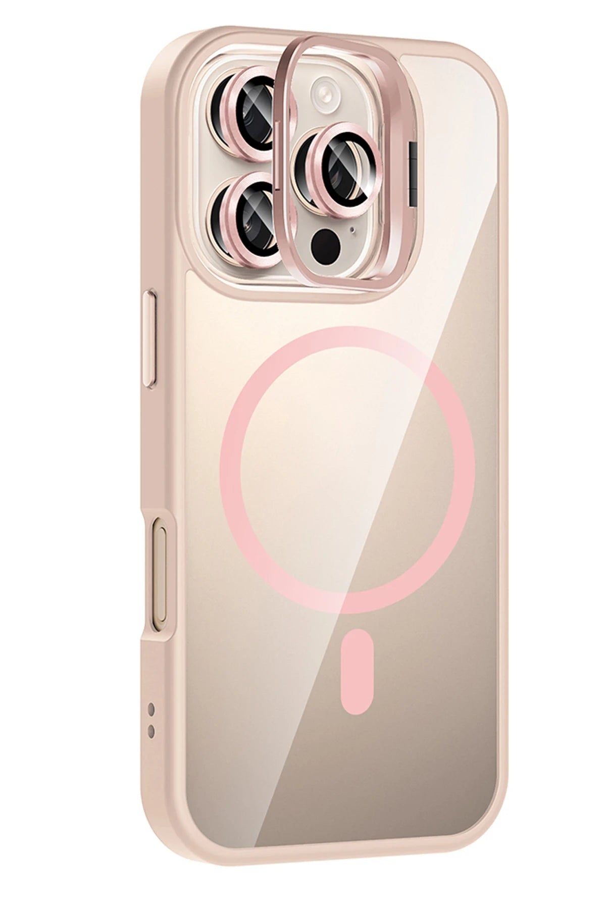 Joko Apple iPhone 16 Pro Remim Lensli Magsafe Standlı Telefon Kılıfı