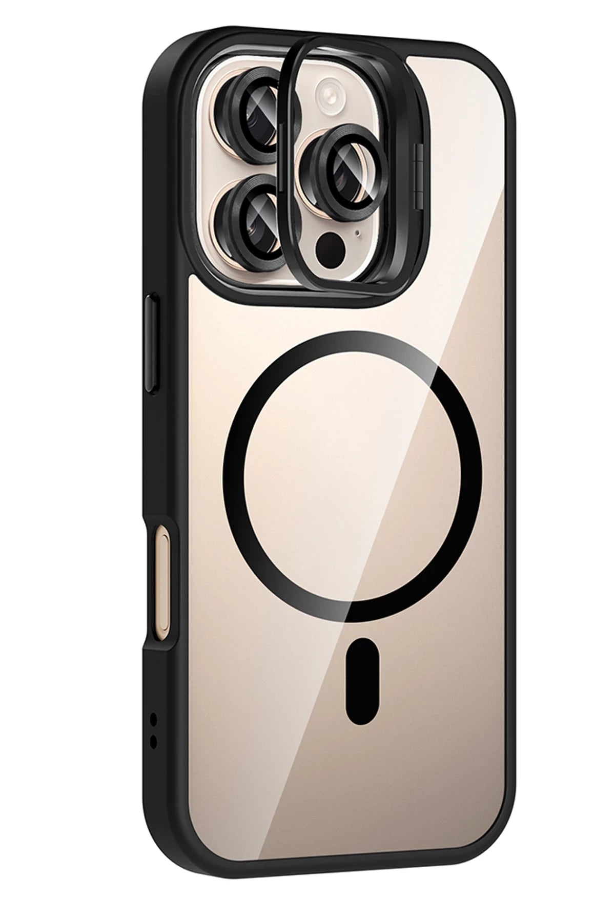 Joko Apple iPhone 16 Pro Remim Lensli Magsafe Standlı Telefon Kılıfı