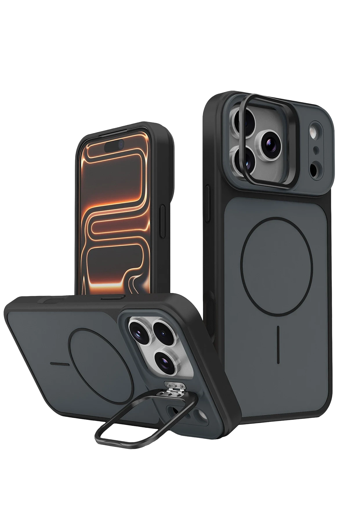 Joko Apple iPhone 17 Pro Max Pale Magsafe Standlı Telefon Kılıfı