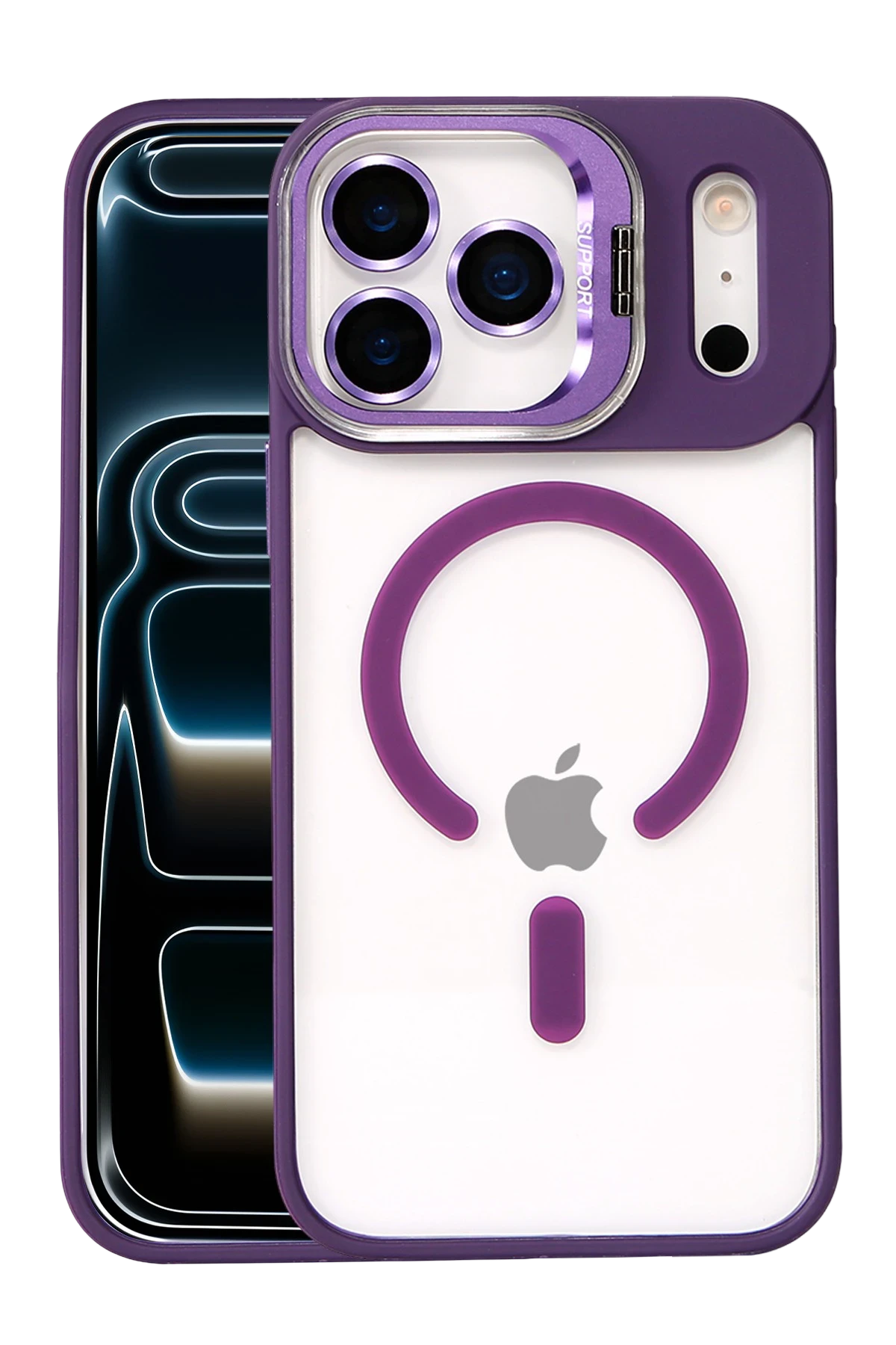 Joko Remim iPhone 17 Pro Lensli Magsafe Standlı Telefon Kılıfı