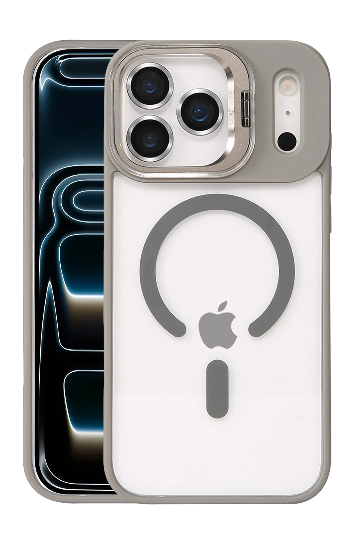 Joko Remim iPhone 17 Pro Lensli Magsafe Standlı Telefon Kılıfı