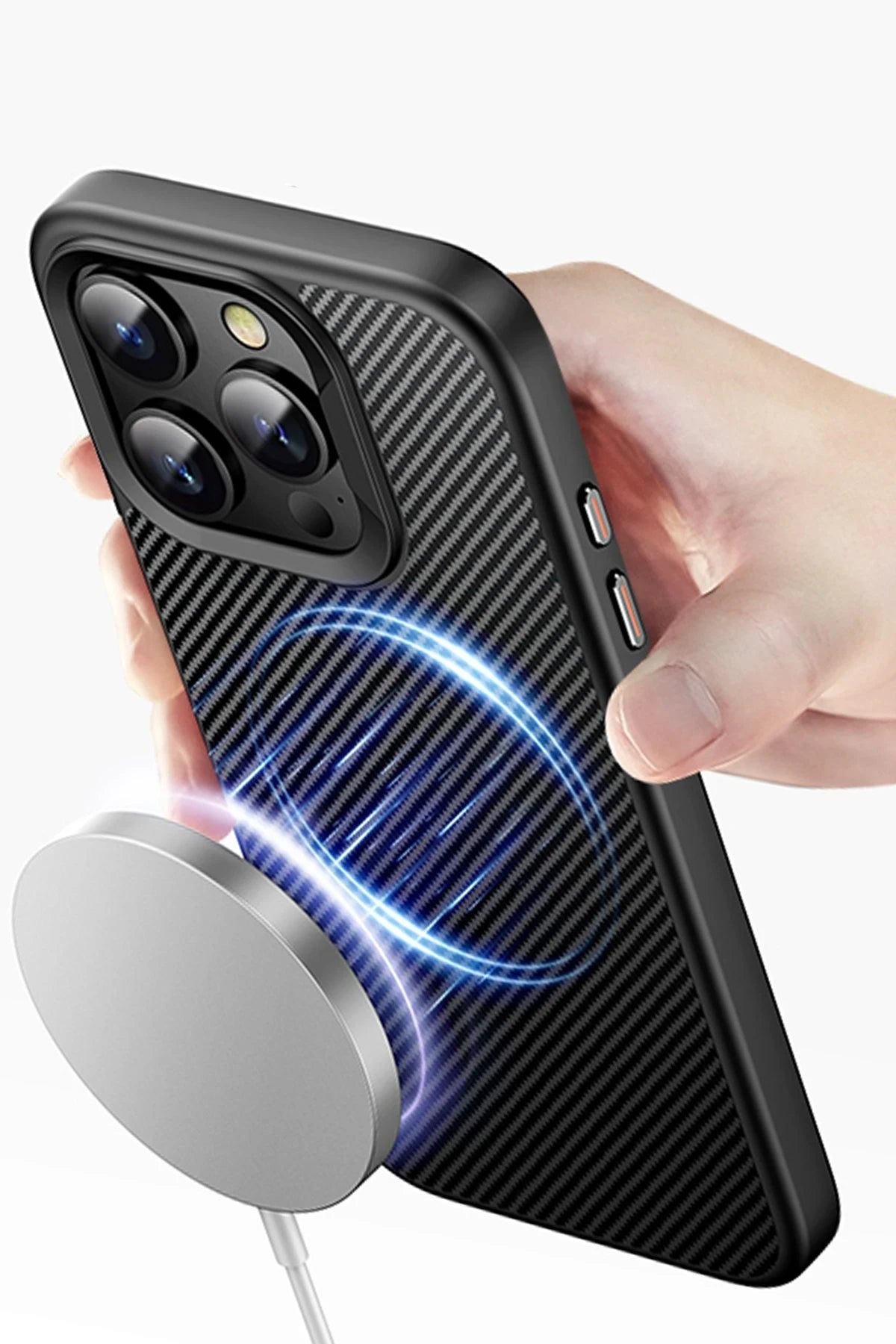 Joko iPhone 14 Pro Dart Karbon Magsafe Telefon Kılıfı
