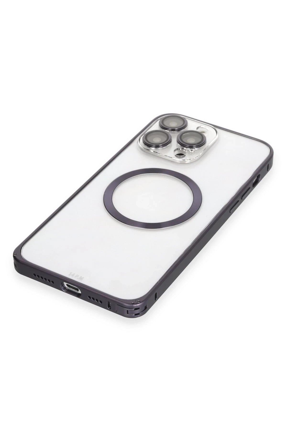 Joko iPhone 14 Pro Kılıf Metal Bumper Magneticsafe Telefon Kılıfı