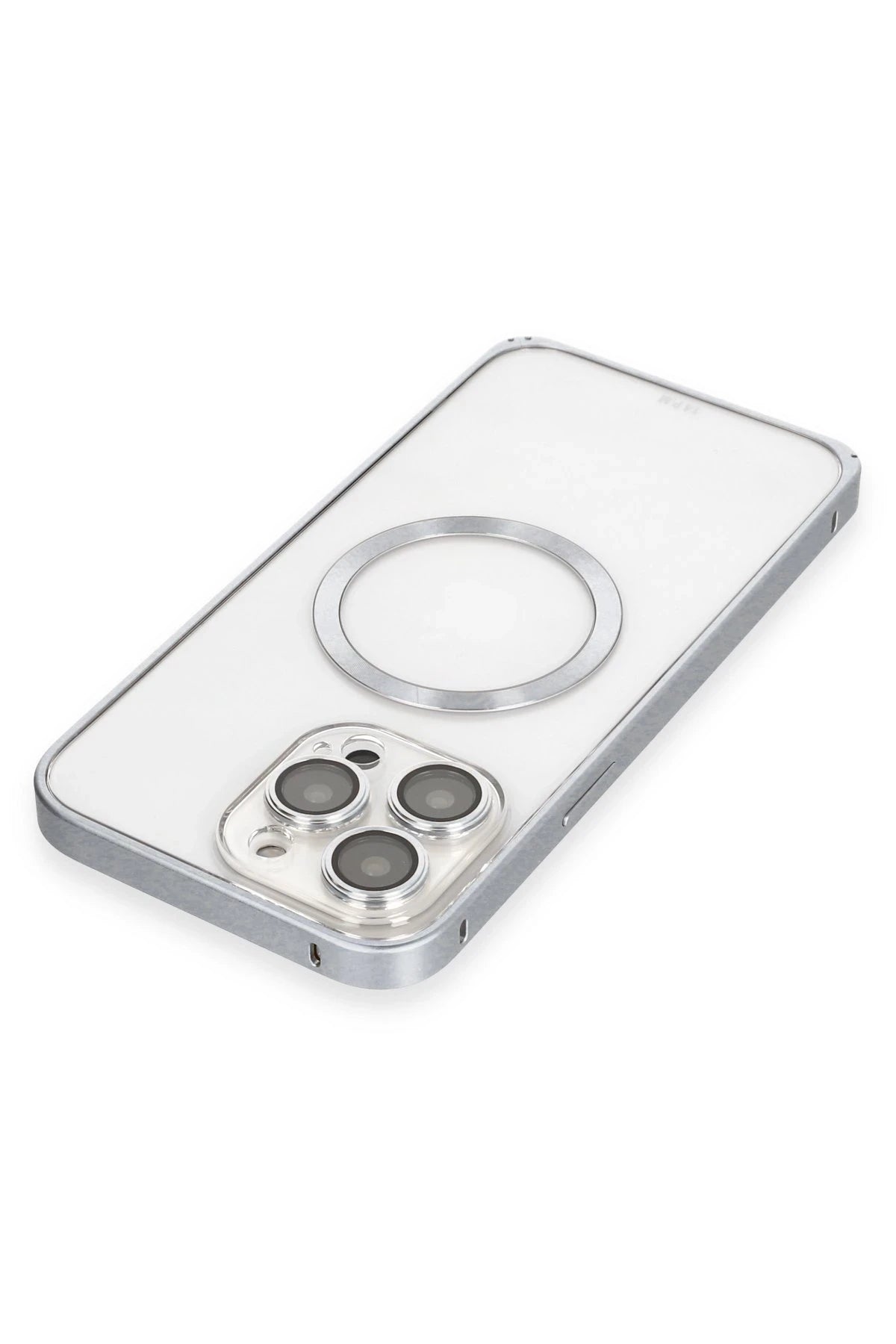Joko iPhone 15 Pro Kılıf Metal Bumper Magneticsafe Telefon Kılıfı