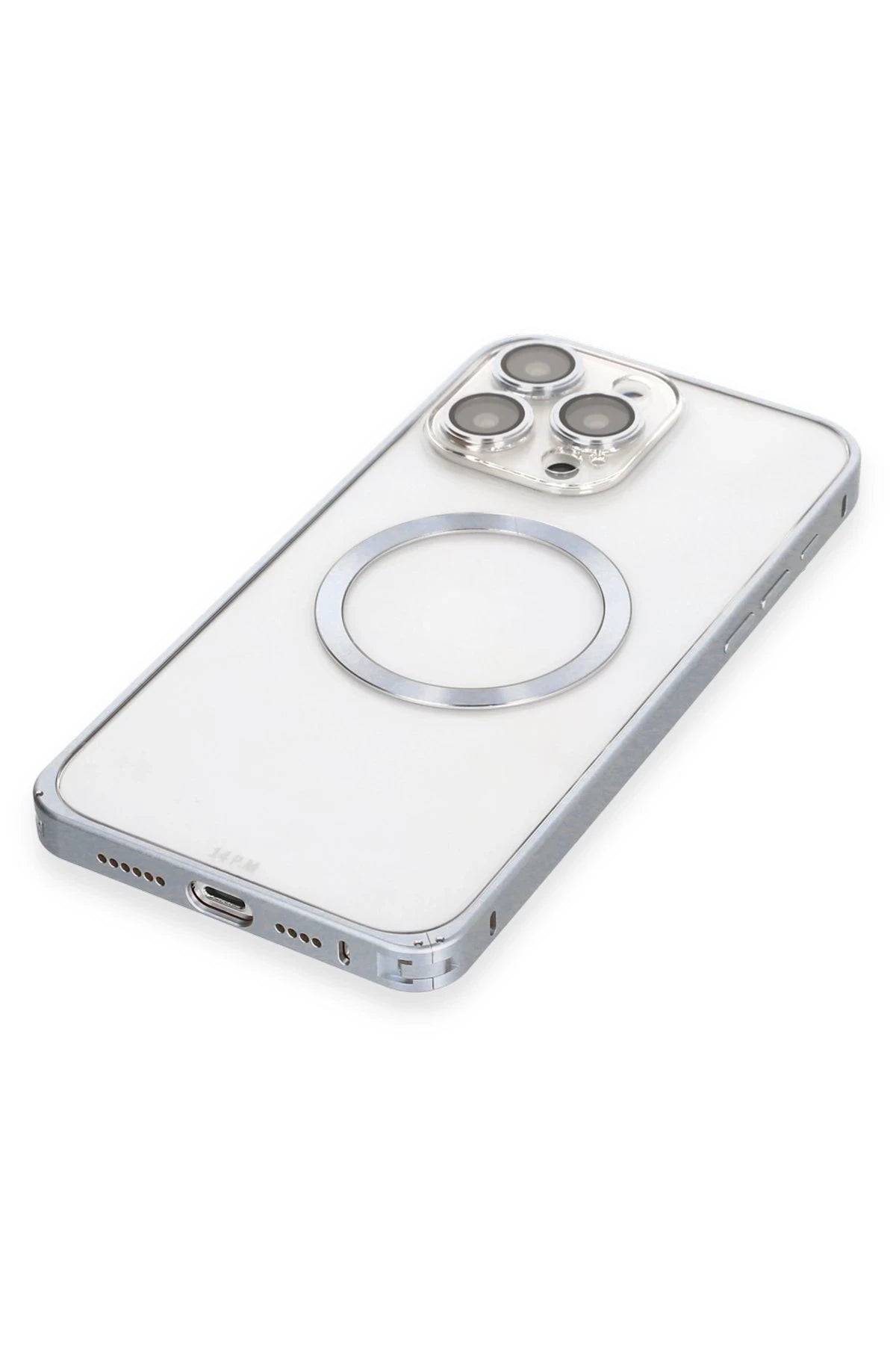 Joko iPhone 15 Pro Kılıf Metal Bumper Magneticsafe Telefon Kılıfı