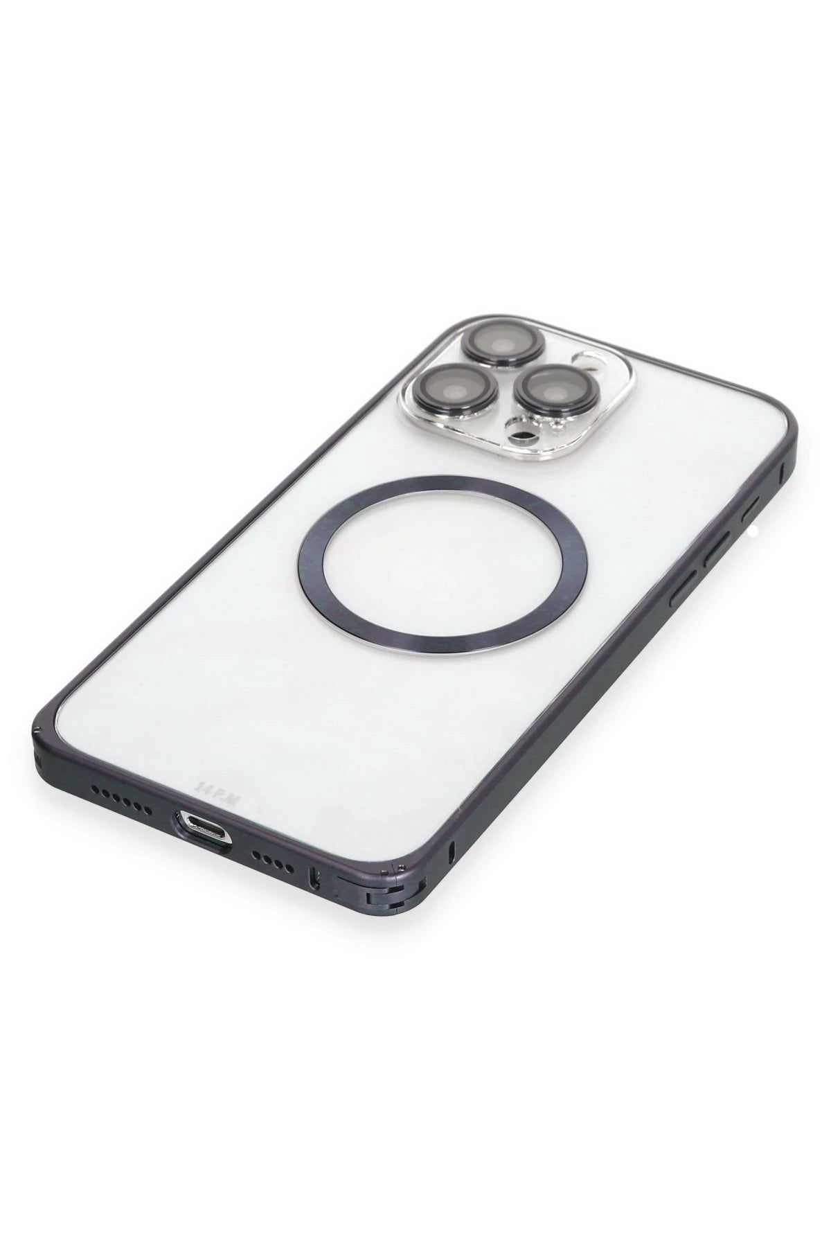 Joko iPhone 15 Pro Kılıf Metal Bumper Magneticsafe Telefon Kılıfı
