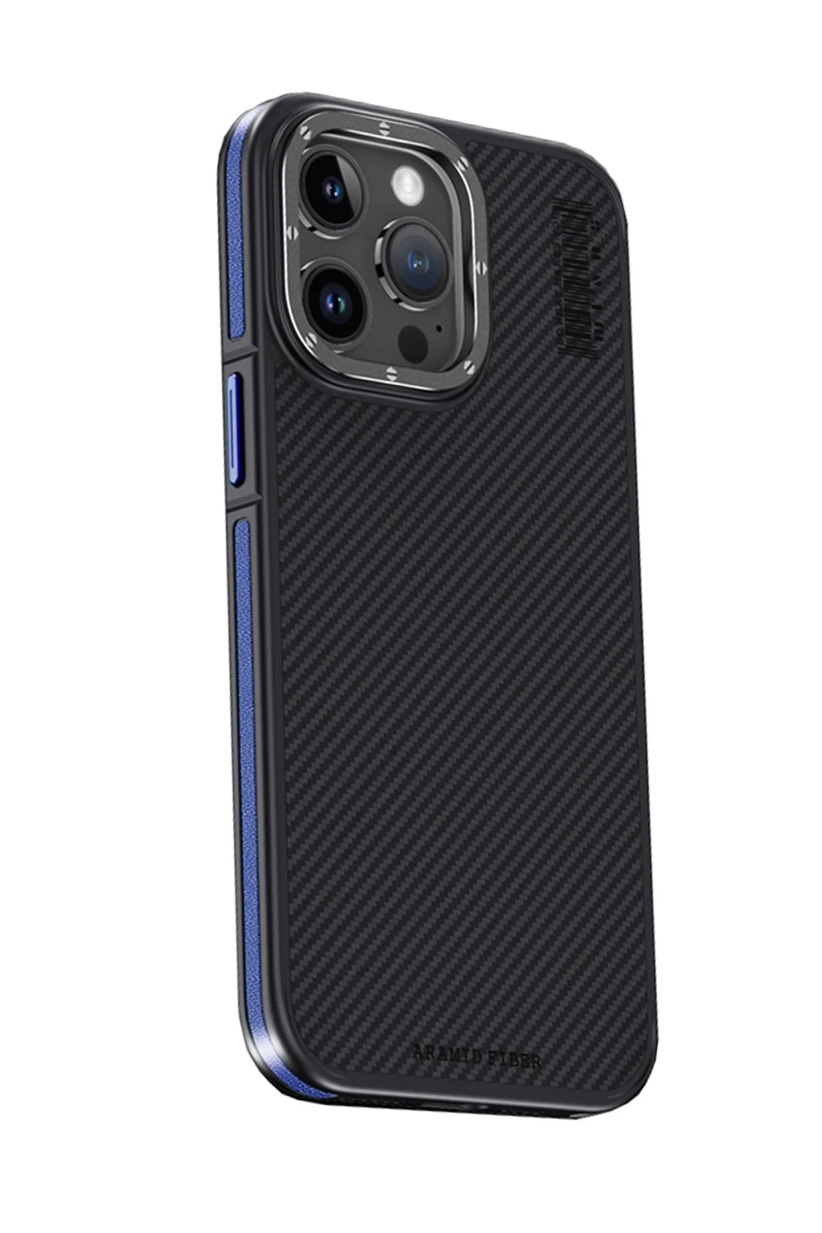 Joko iPhone 15 Pro Max Kılıf Aramid 600D Kevlar Karbon Fiber Magsafe Telefon Kılıfı