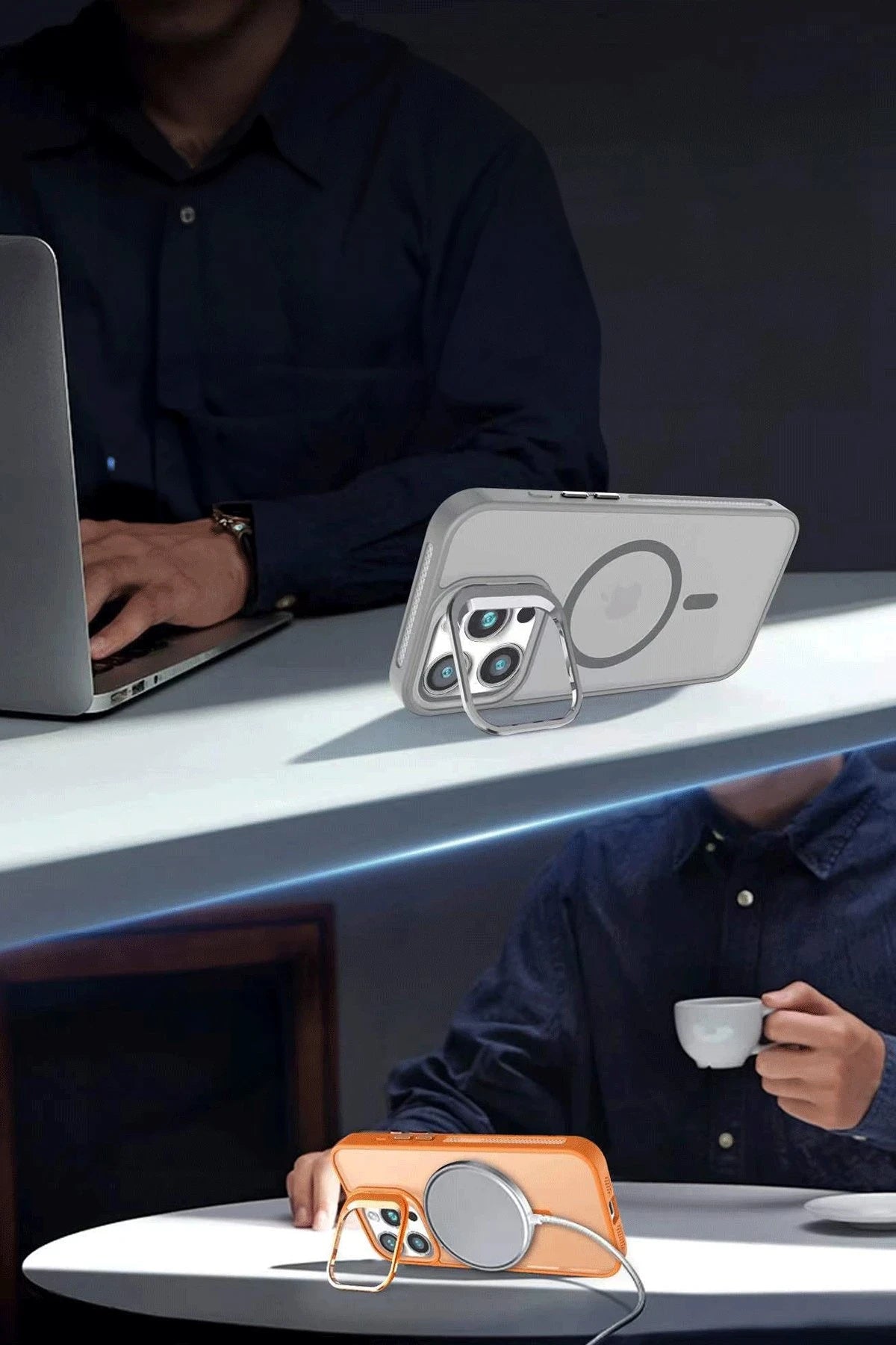 Joko iPhone 16 Pro Max Flet Lens Magsafe Telefon Kılıfı