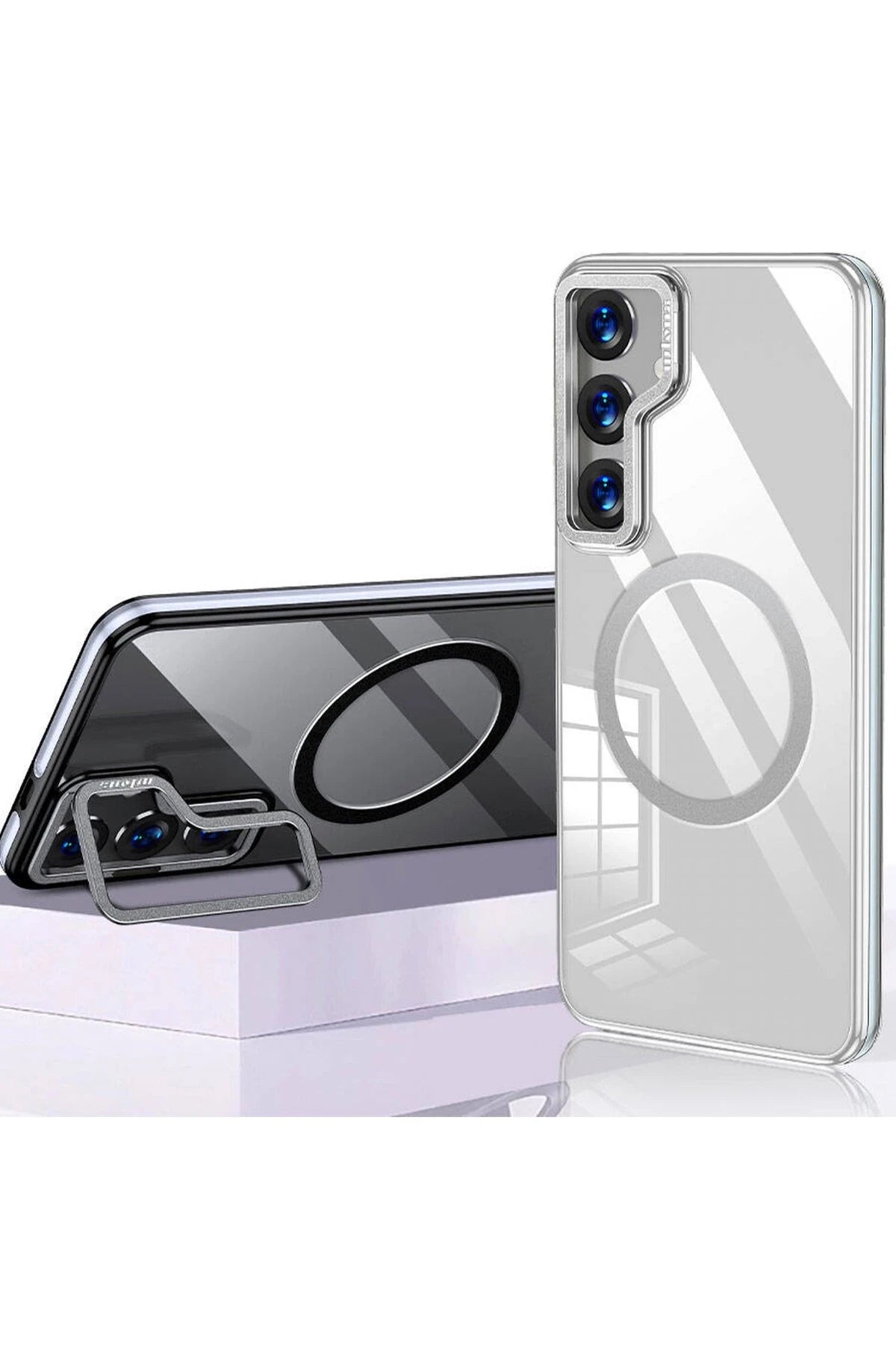 Joko Samsung Galaxy S24 Crystal Magsafe Telefon Kılıfı
