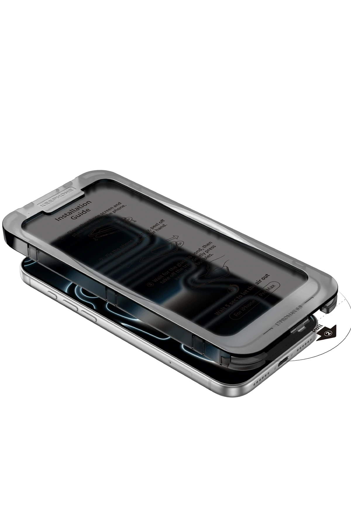 Keephone Apple iPhone 17 Air EasyFit Hayalet Cam Ekran Koruyucu