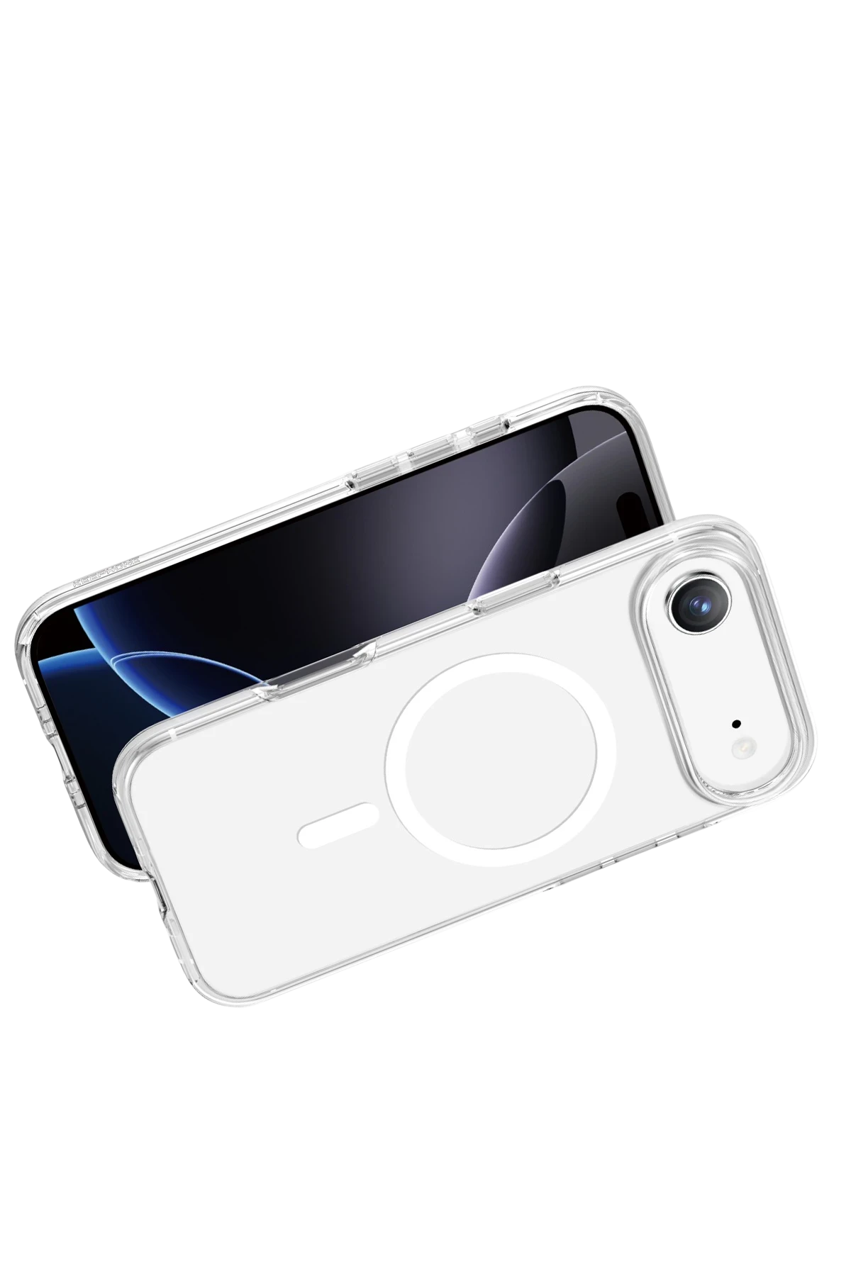 Keephone Apple iPhone 17 Air Non Yellow Şeffaf Magsafe Telefon Kılıfı