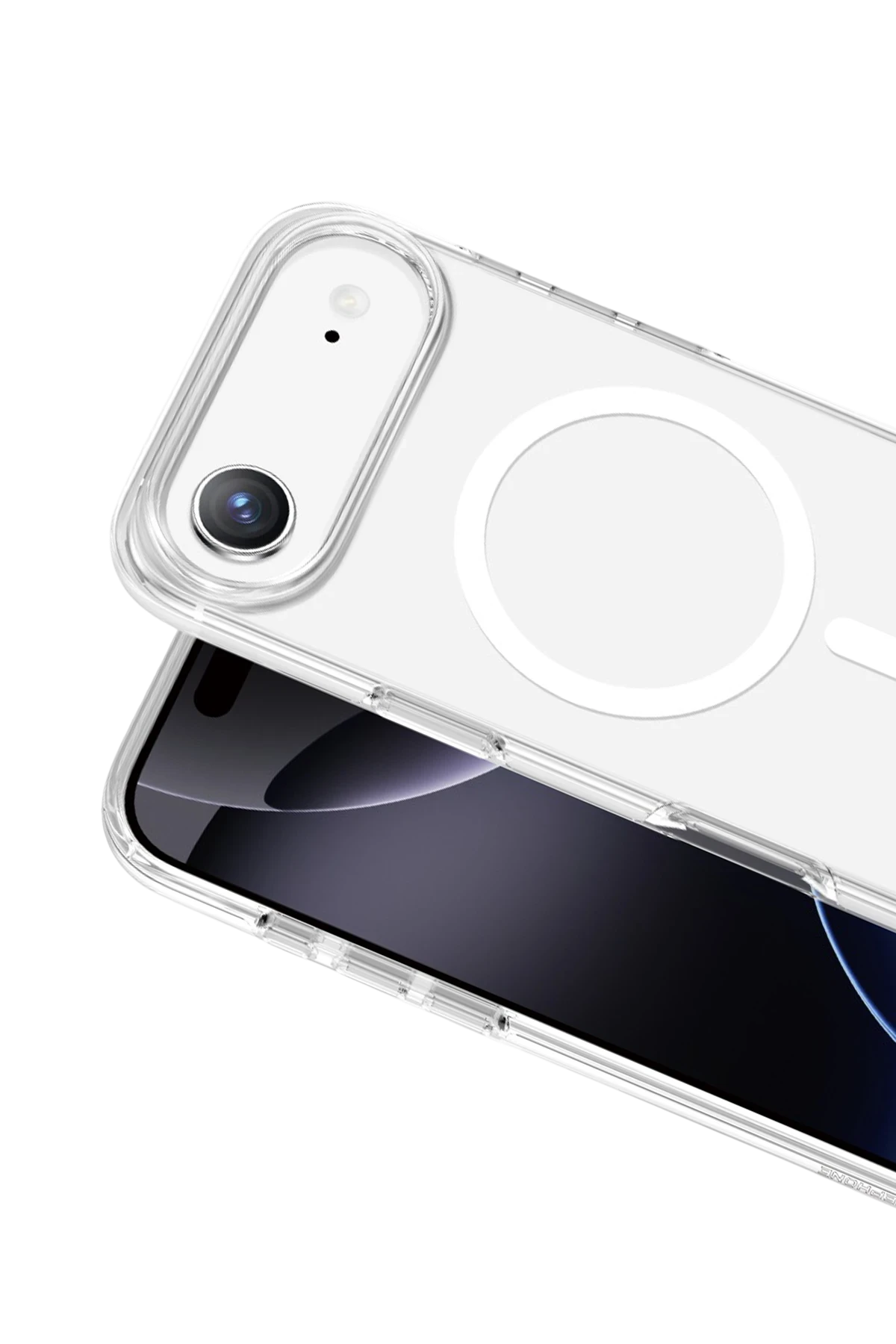 Keephone Apple iPhone 17 Air Non Yellow Şeffaf Magsafe Telefon Kılıfı