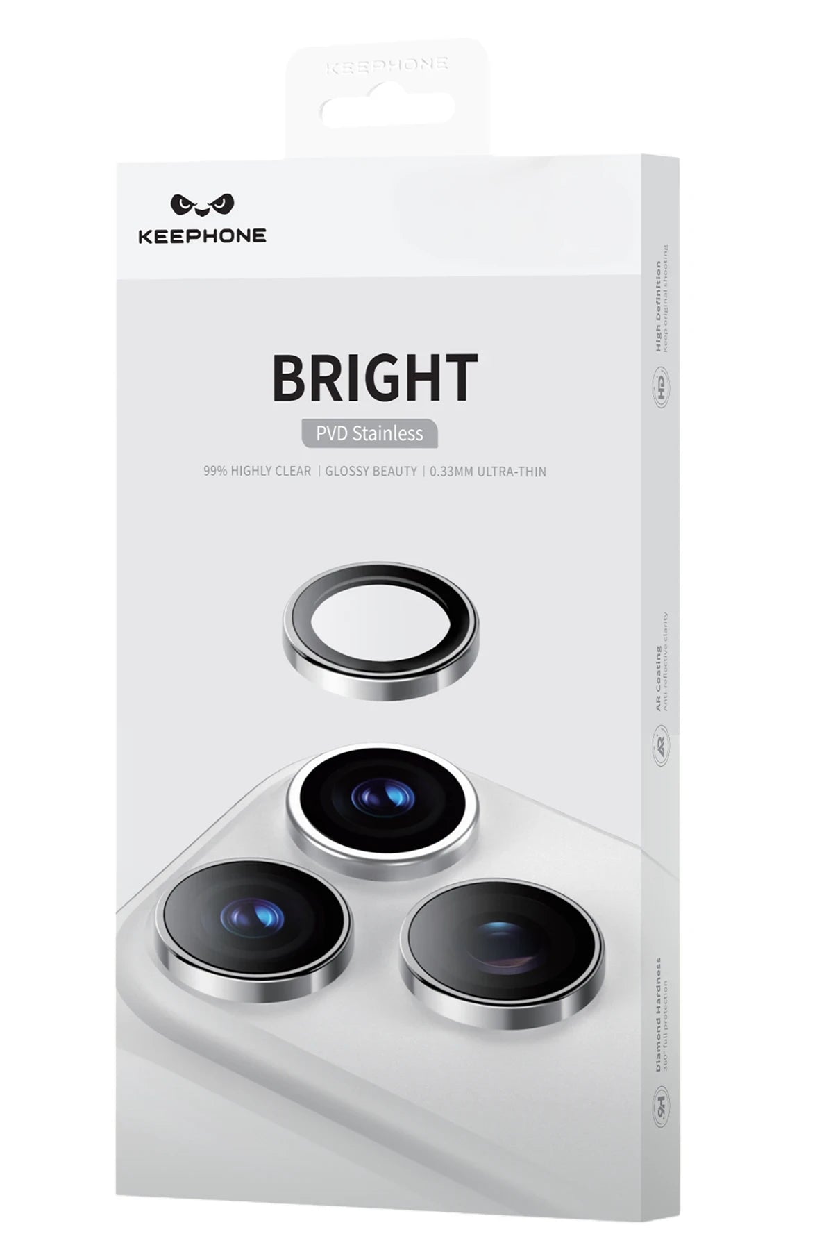 Keephone Apple iPhone 17 Bright PVD Metal Kamera Lens