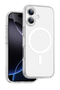 Keephone Apple iPhone 17 Non Yellow Şeffaf Magsafe Kılıf