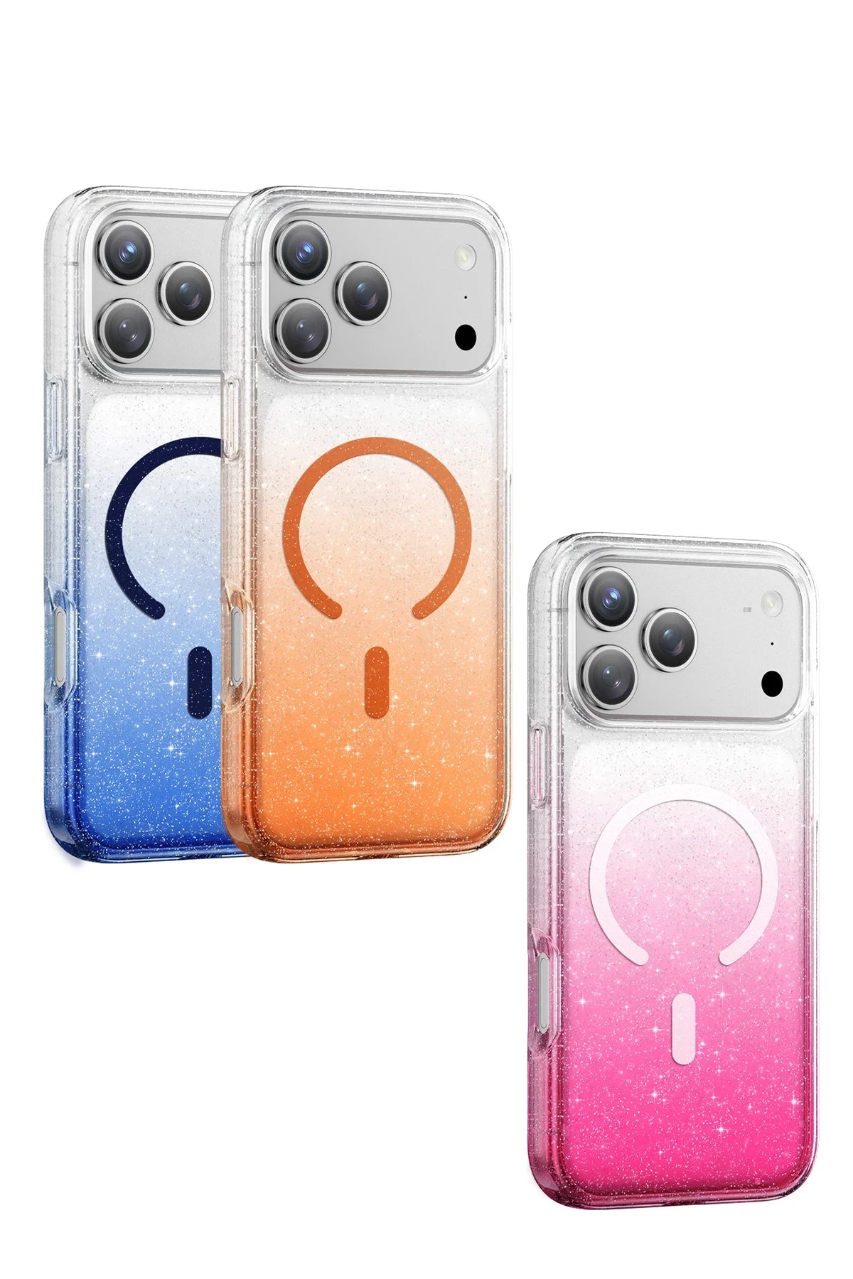 Keephone Apple iPhone 17 Pro Lillian Simli Magsafe Telefon Kılıfı