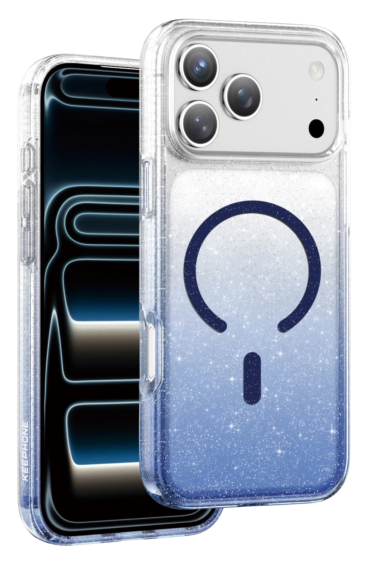 Keephone Apple iPhone 17 Pro Lillian Simli Magsafe Telefon Kılıfı