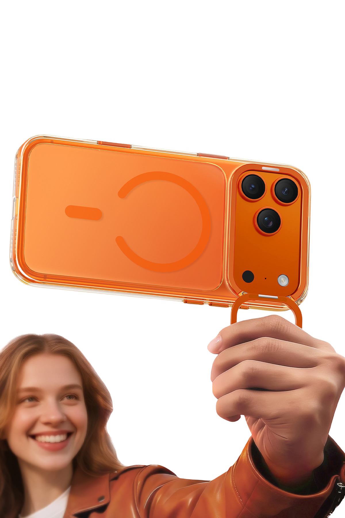 Keephone Apple iPhone 17 Pro Magicam Standlı Magsafe Telefon Kılıfı