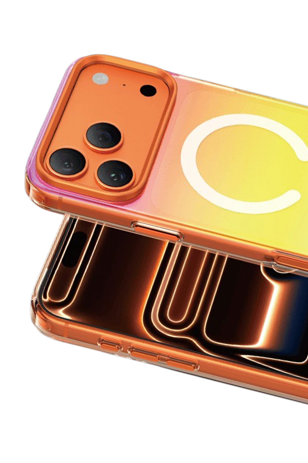Keephone Apple iPhone 17 Pro Rainbow Magsafe Telefon Kılıfı