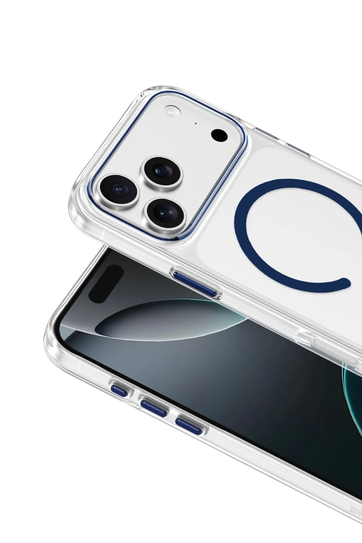 Keephone Apple iPhone 17 Pro Max Aurora Şeffaf Magsafe Kılıf