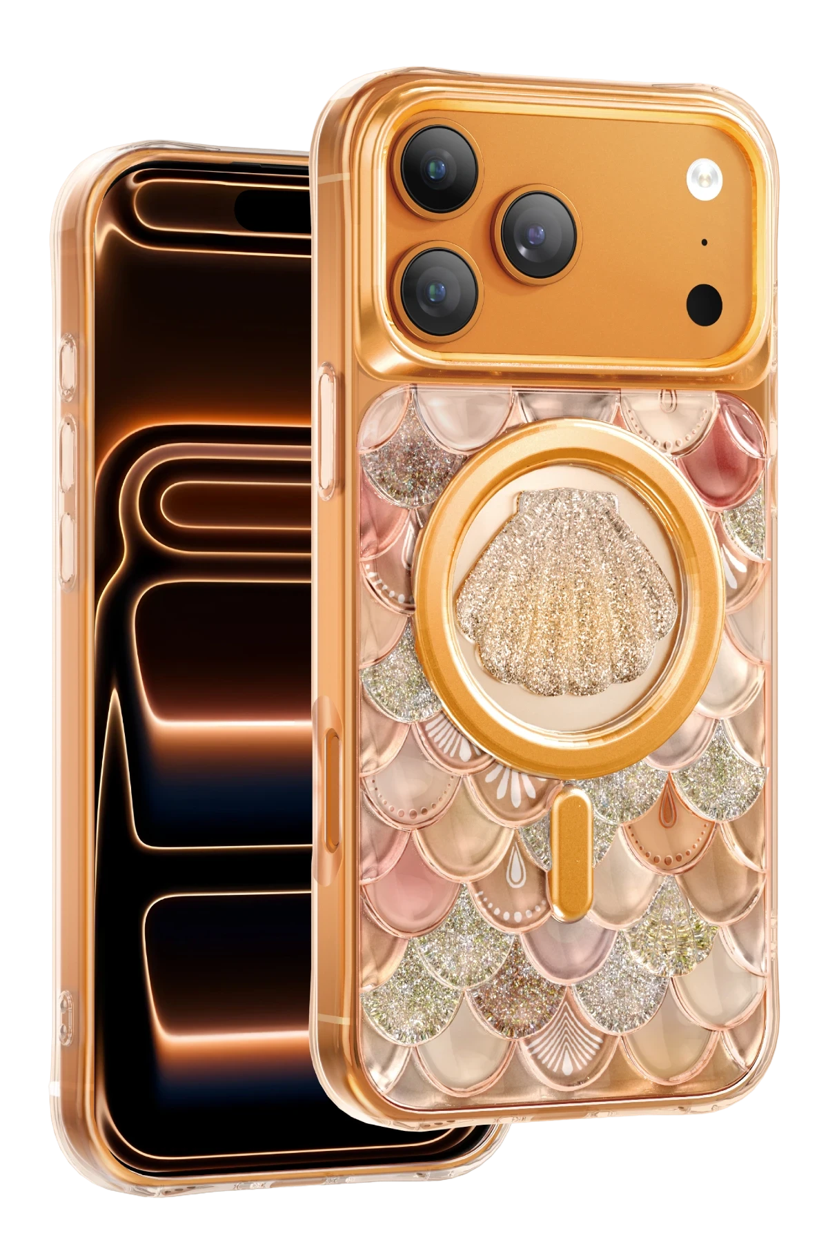 Keephone Apple iPhone 17 Pro Max Iceland Simli Magsafe Telefon Kılıfı