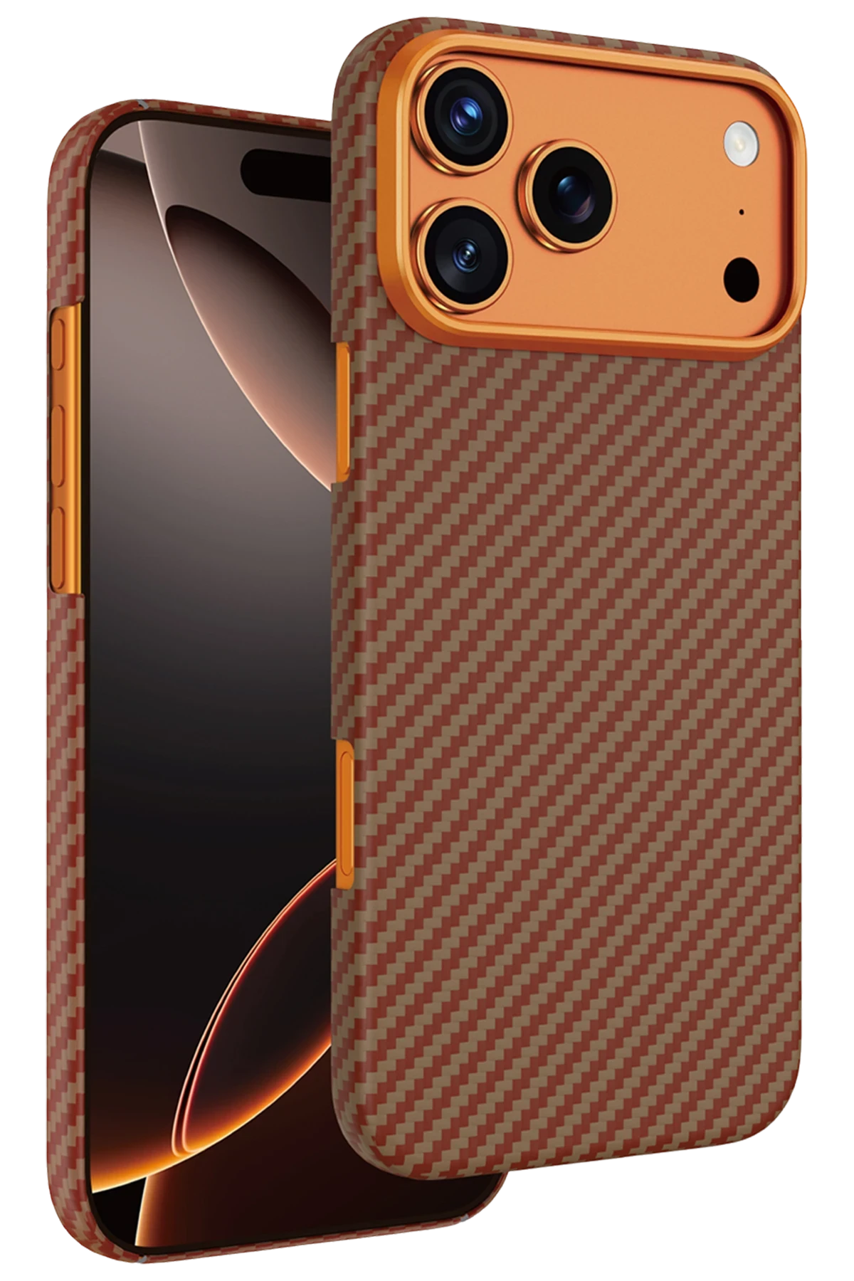 Keephone Apple iPhone 17 Pro Max Kevlar Magsafe Telefon Kılıfı