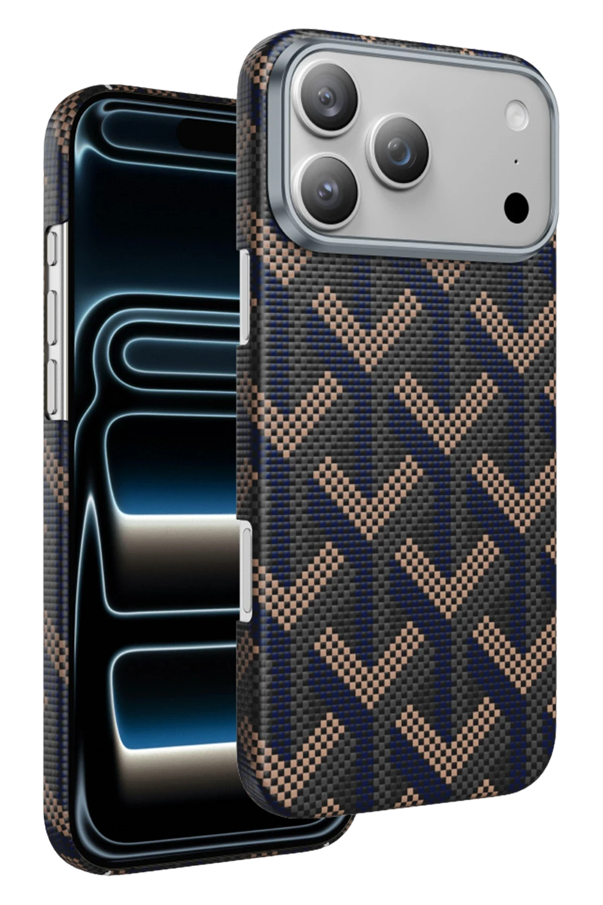 Keephone Apple iPhone 17 Pro Max Kevlar Prague Magsafe Telefon Kılıfı