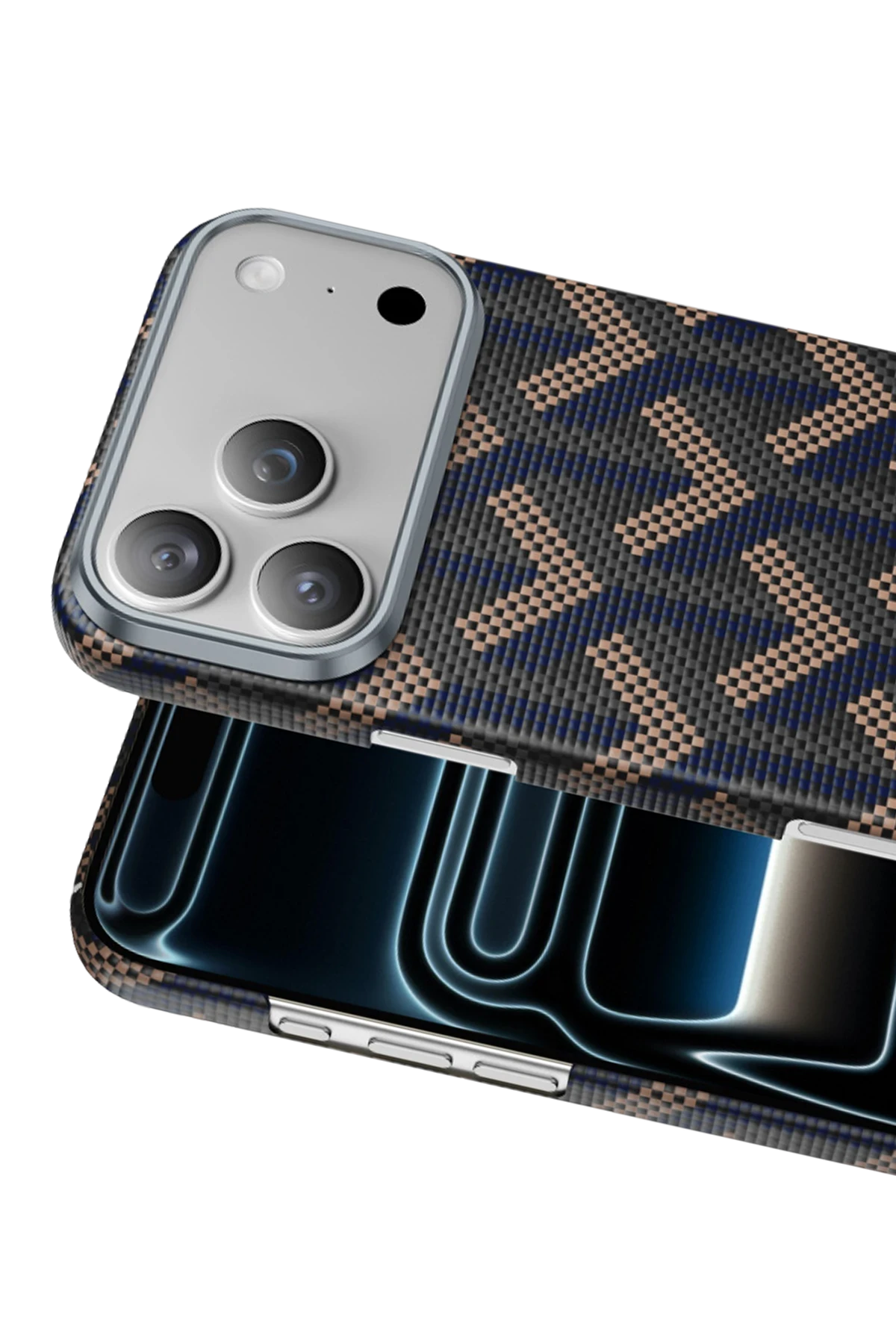 Keephone Apple iPhone 17 Pro Max Kevlar Prague Magsafe Telefon Kılıfı