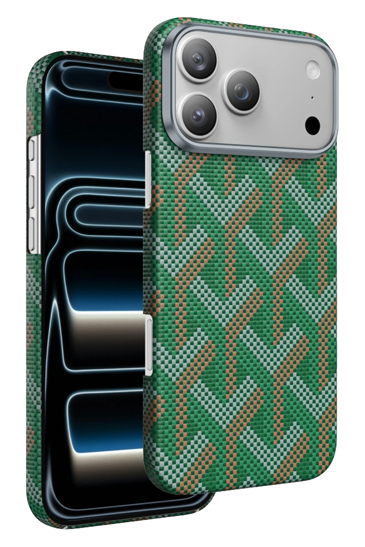 Keephone Apple iPhone 17 Pro Max Kevlar Prague Magsafe Telefon Kılıfı