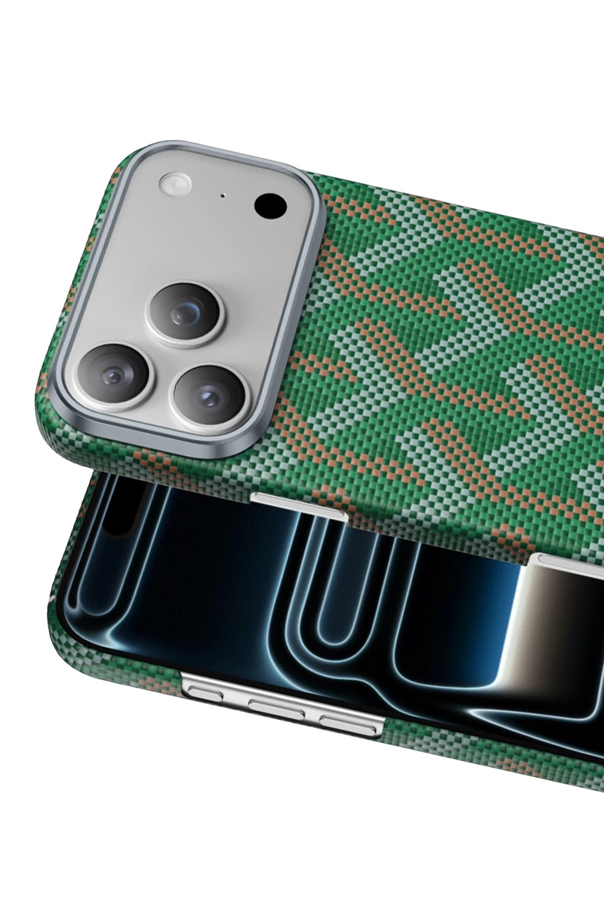 Keephone Apple iPhone 17 Pro Max Kevlar Prague Magsafe Telefon Kılıfı