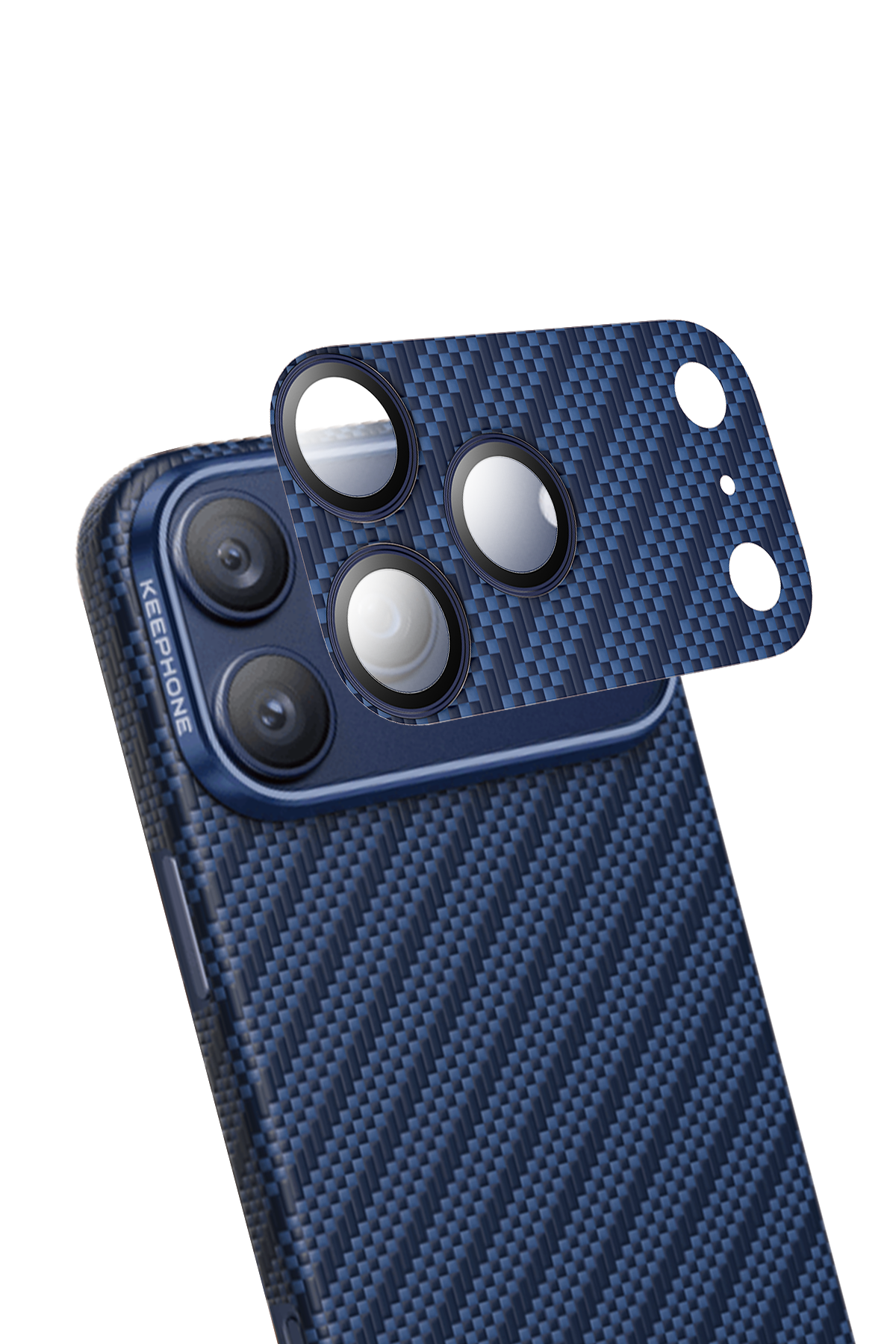 Keephone Apple iPhone 17 Pro Max Kevlar Robin Kamera Lens Koruyucu