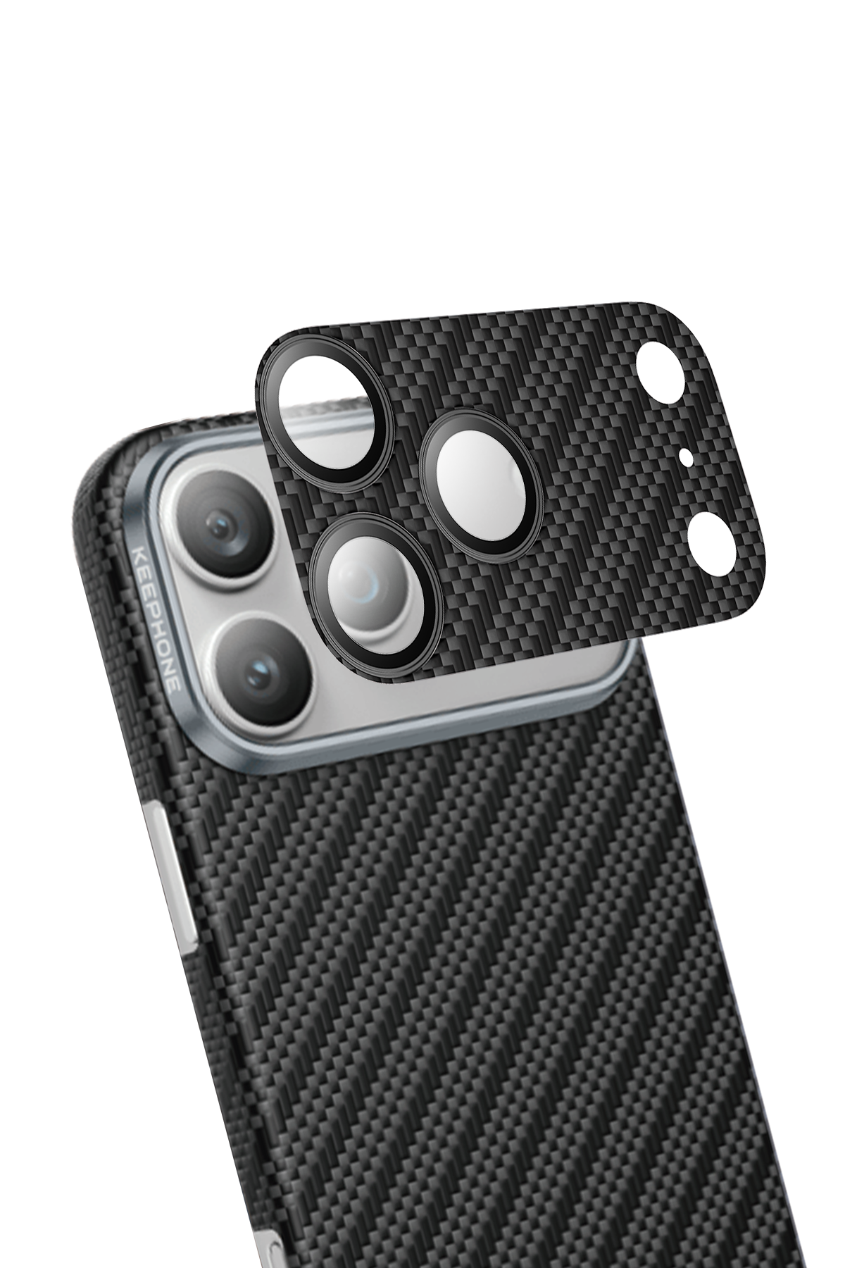 Keephone Apple iPhone 17 Pro Max Kevlar Robin Kamera Lens Koruyucu