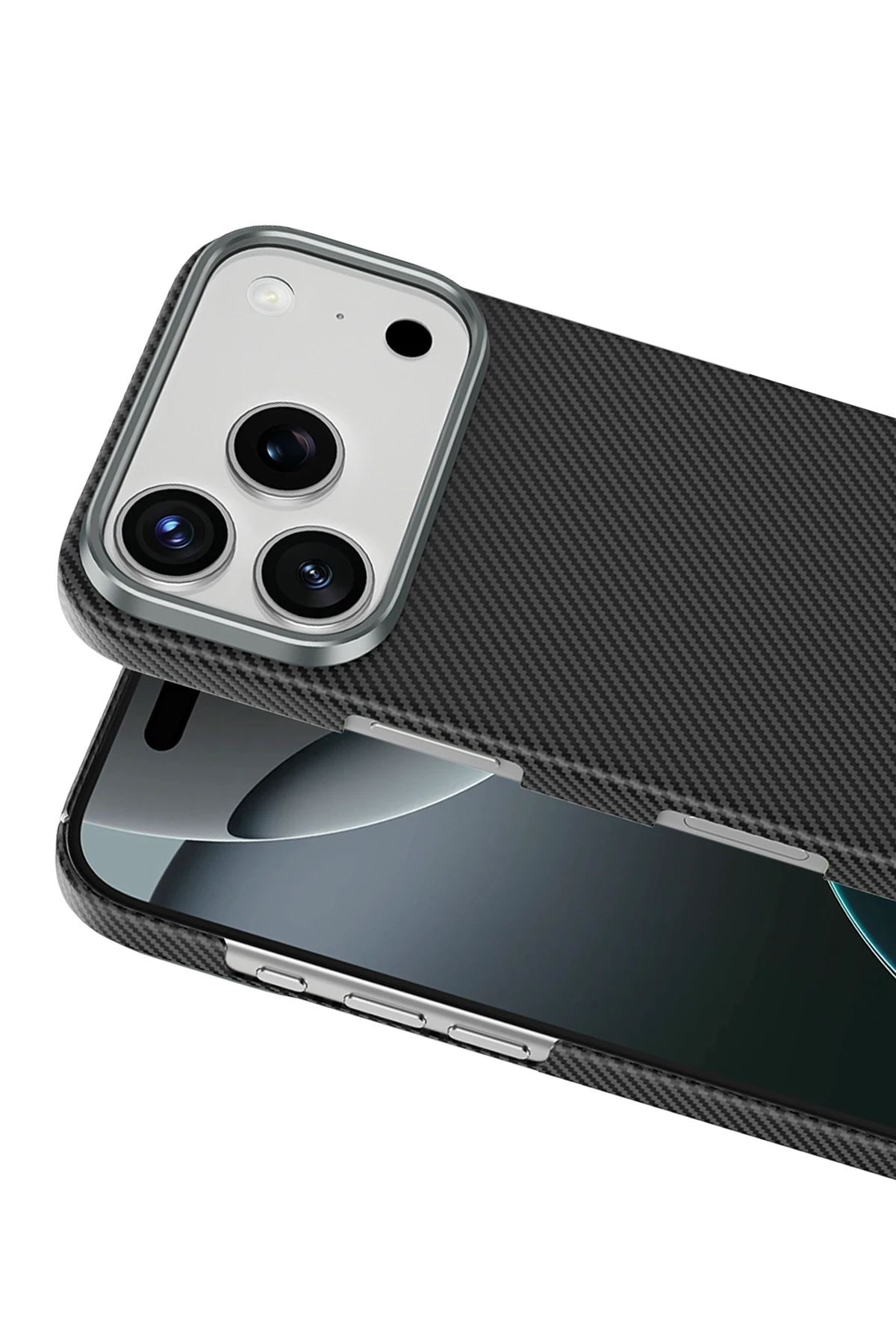 Keephone iPhone 17 Pro Max Kevlar Sweden Magsafe Telefon Kılıfı