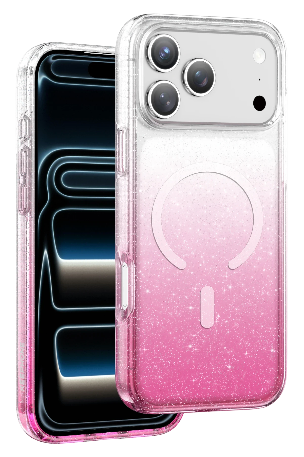 Keephone Apple iPhone 17 Pro Max Lillian Simli Magsafe Telefon Kılıfı