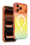 Keephone Apple iPhone 17 Pro Max Rainbow Magsafe Telefon Kılıfı