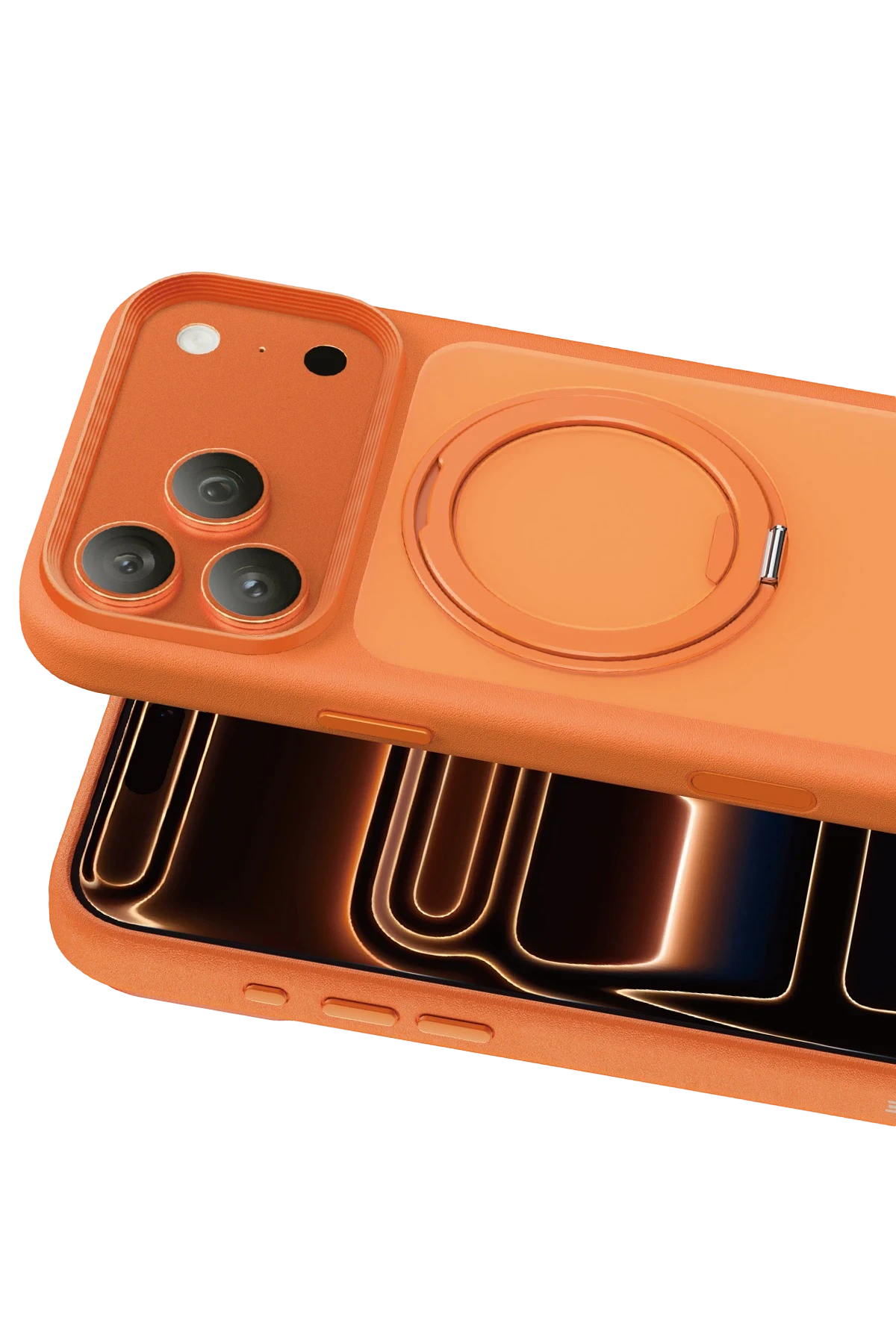 Keephone iPhone 17 Pro Max Omega Magsafe Standlı Telefon Kılıfı