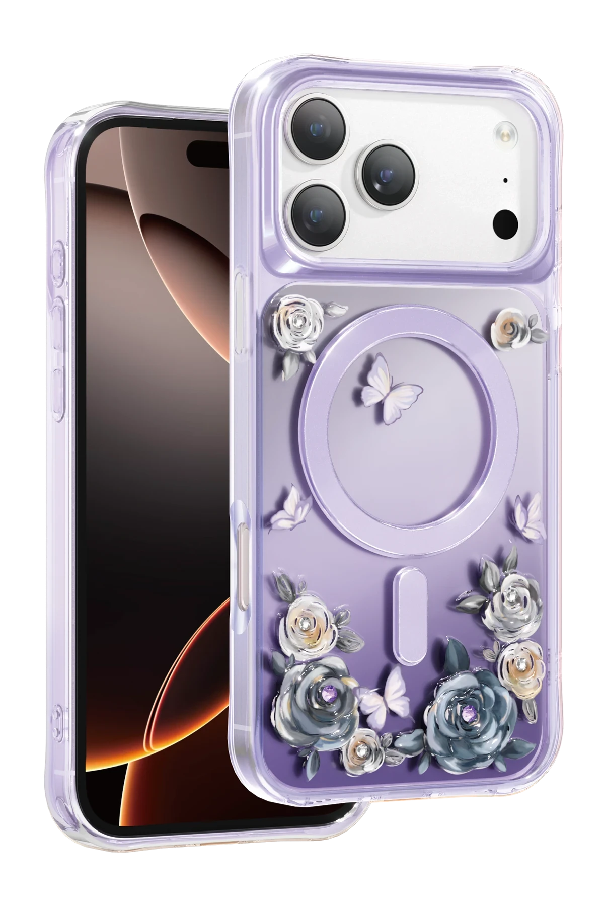 Keephone iPhone 17 Pro Roseland Magsafe Telefon Kılıfı