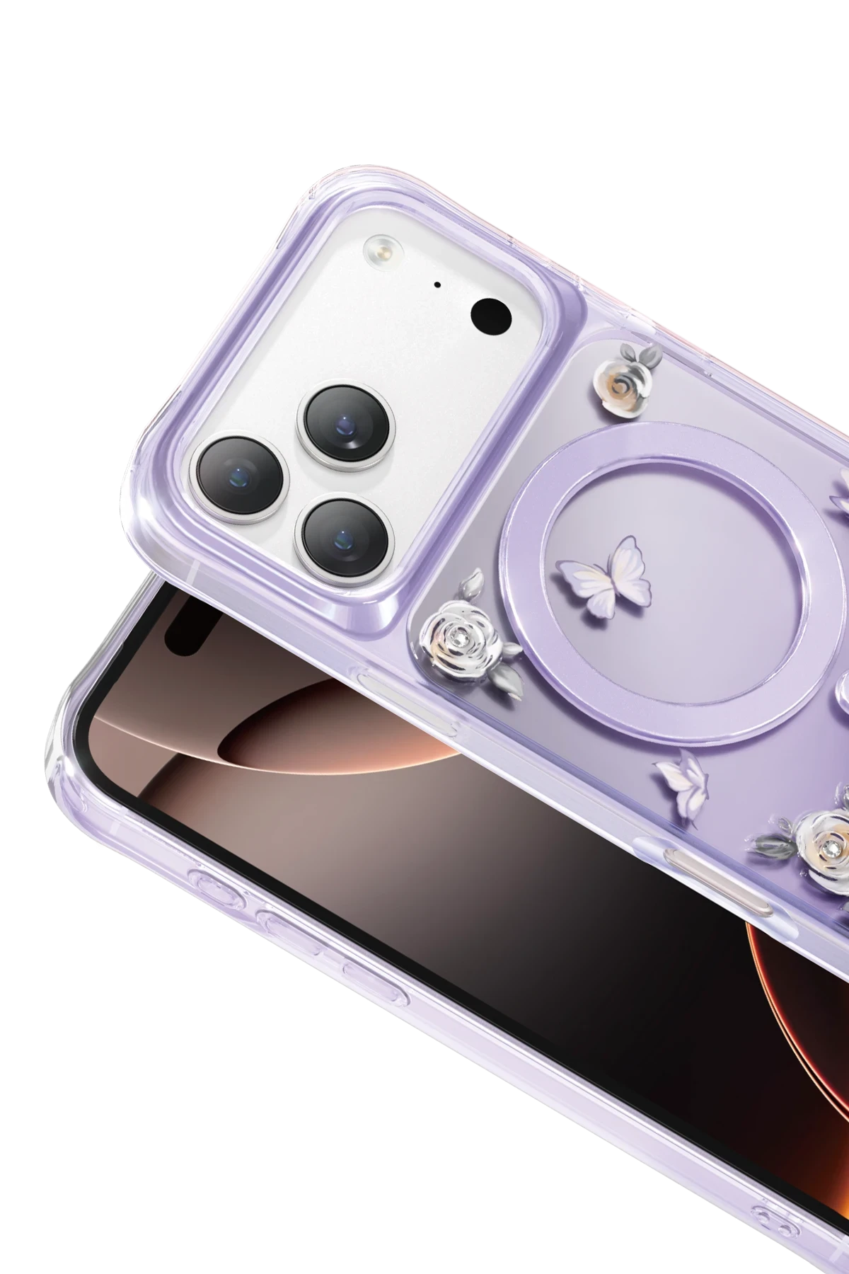 Keephone iPhone 17 Pro Roseland Magsafe Telefon Kılıfı